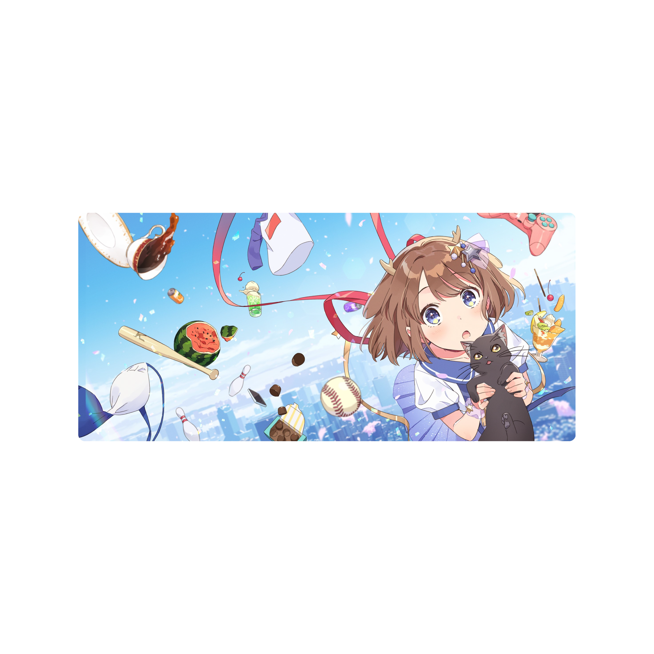 Mousepad Kano Nadamesukashi negotiation 110x50 PRO | PERSONALIZADO