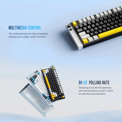 Teclado Lamzu JET75 75% BLACK RGB Magnético | MgM IMP