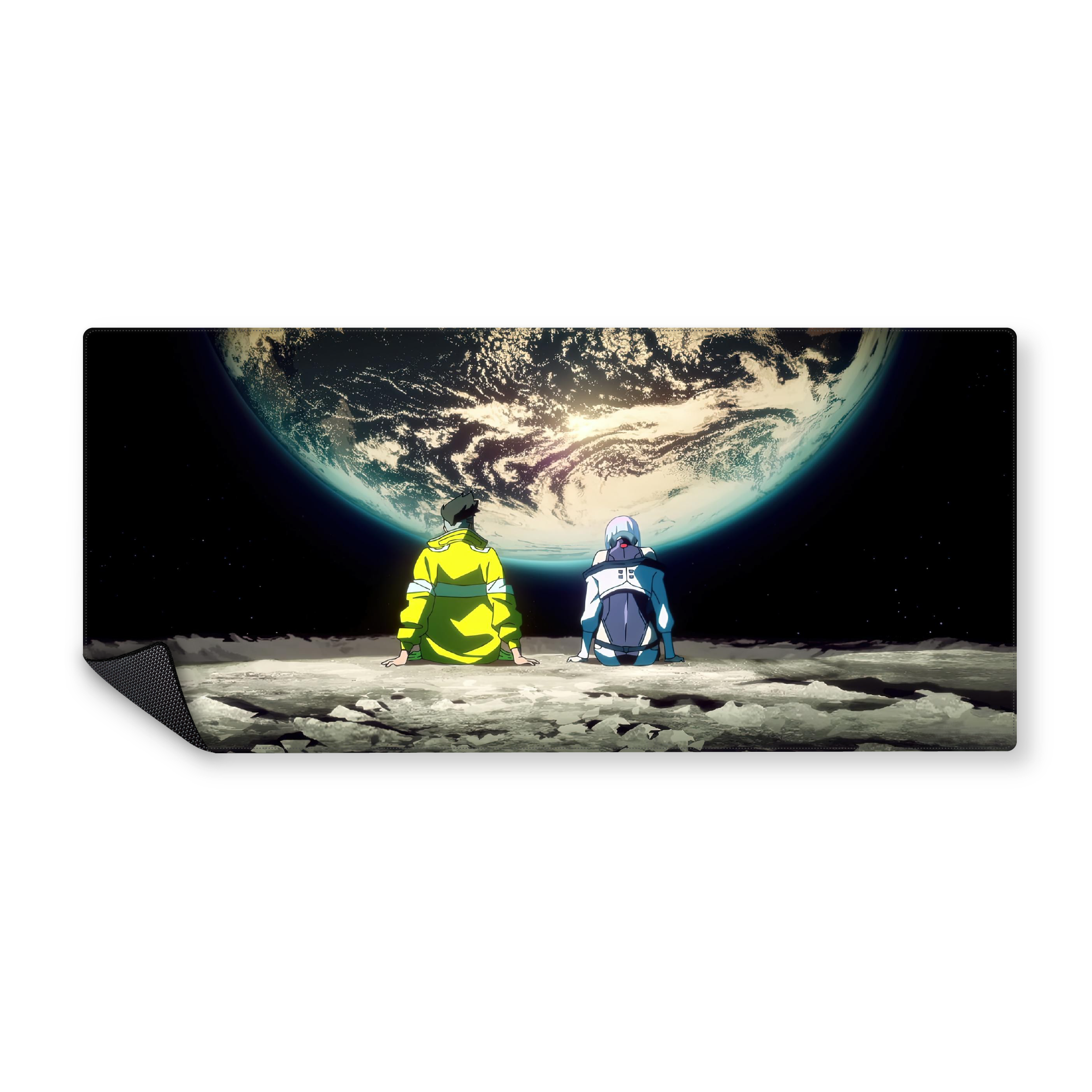 Mousepad Lucy y David cyber punk 90x40 PRO| PERSONALIZADO