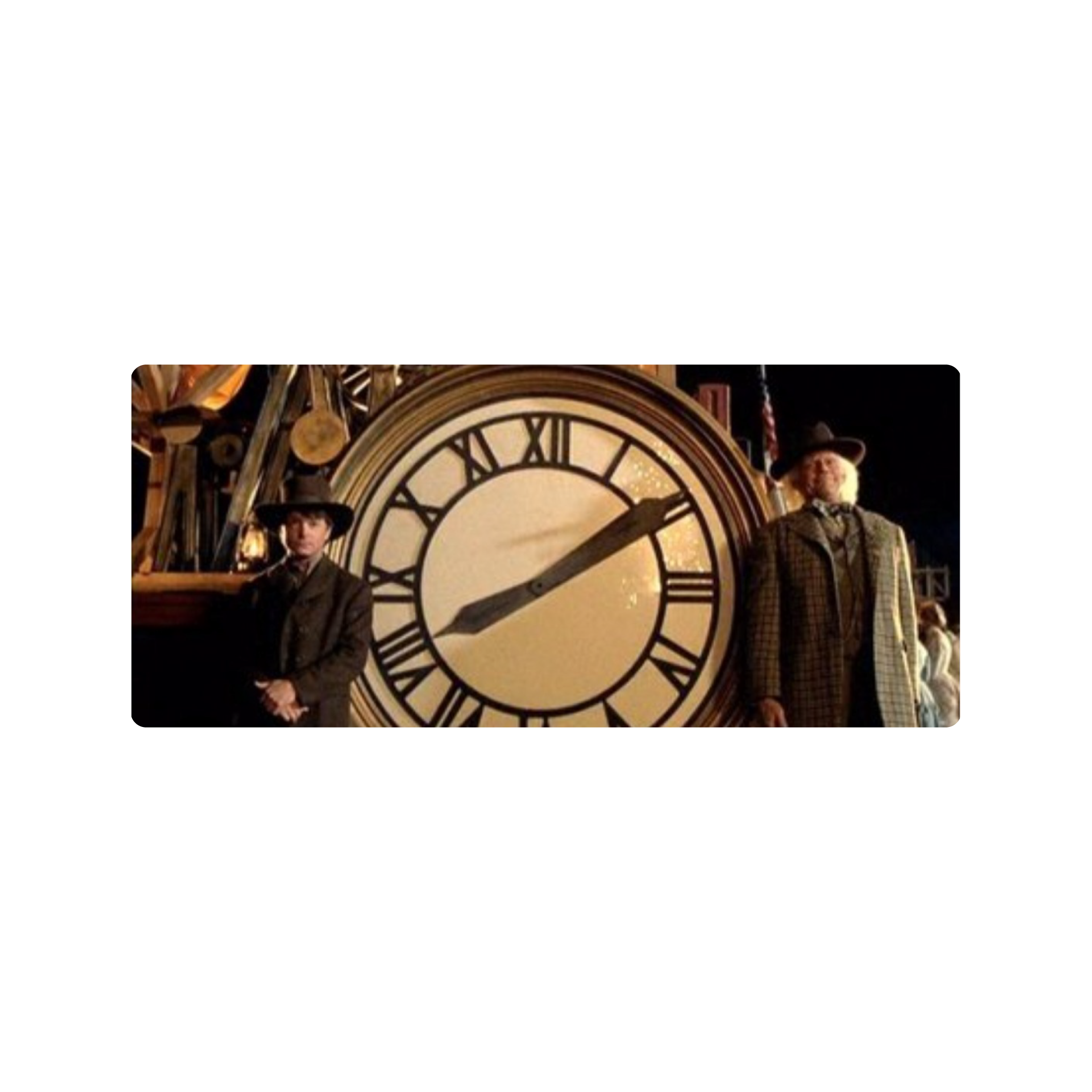 Mousepad Marty y Doc 70x30 Classic | PERSONALIZADO