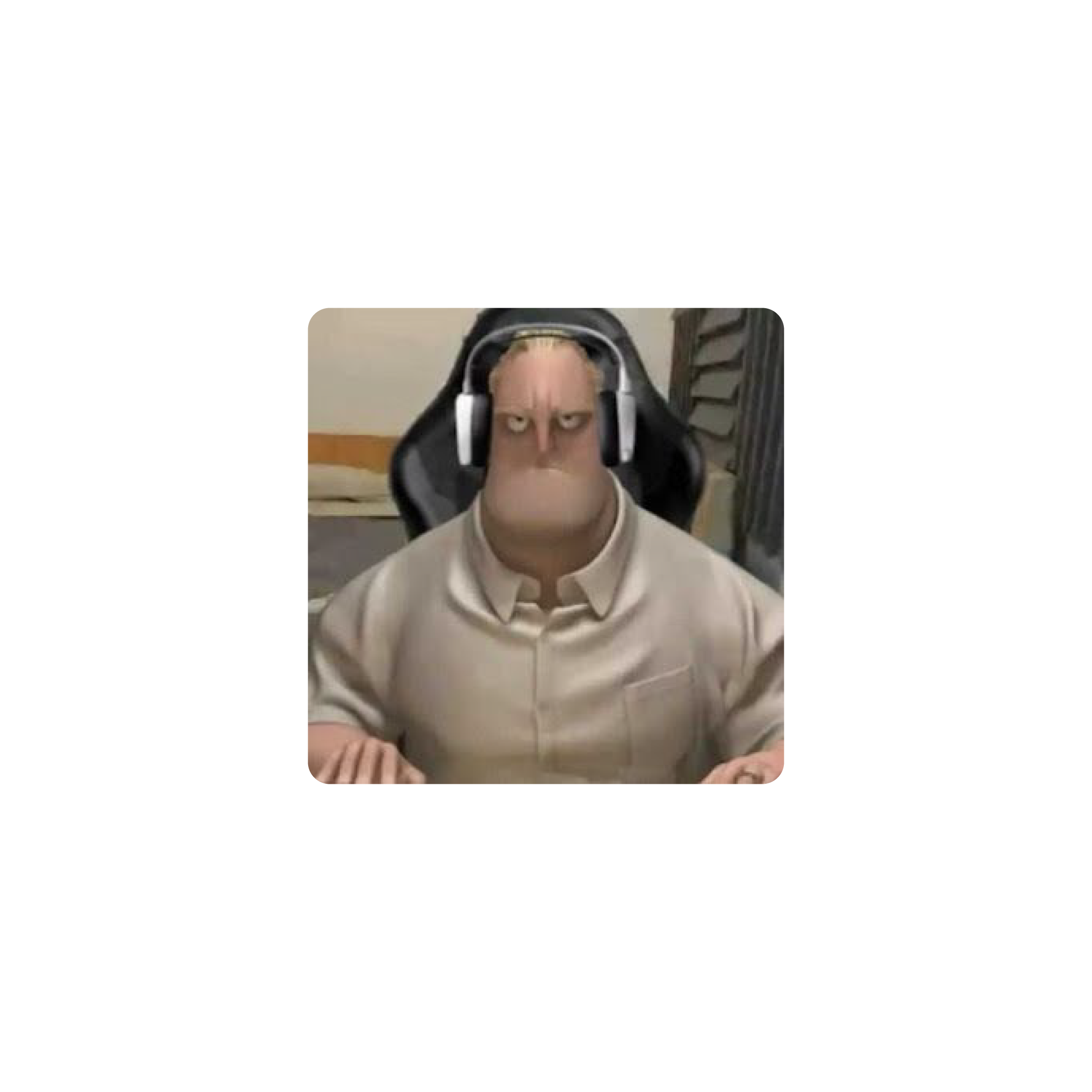 Mousepad Momo version Robert Bob 50x50 PRO | PERSONALIZADO
