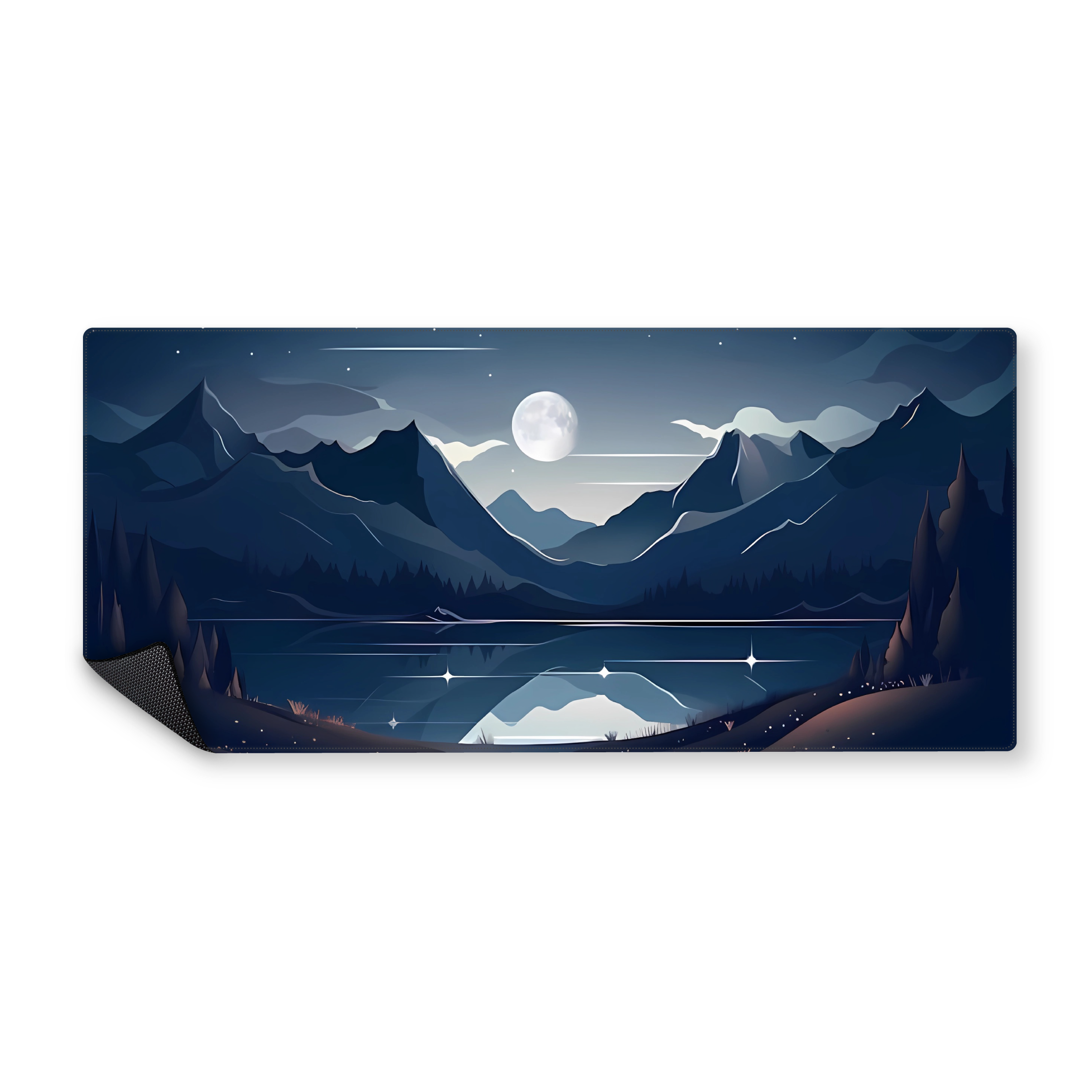Mousepad Montaña y lago 90x40 Classic | PERSONALIZADO