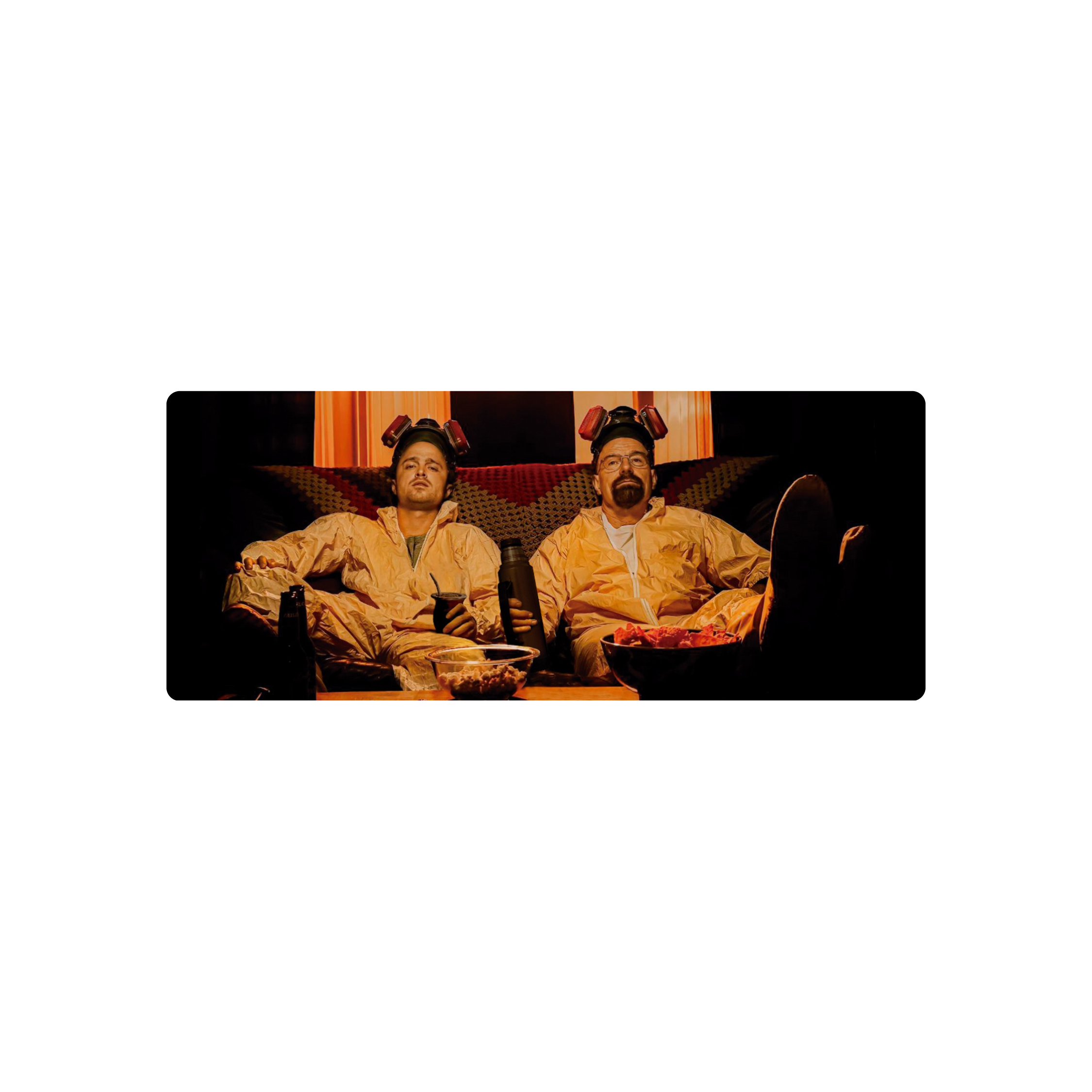 Mousepad Mr White y Jesse Mateando 75x30 Classic | PERSONALIZADO