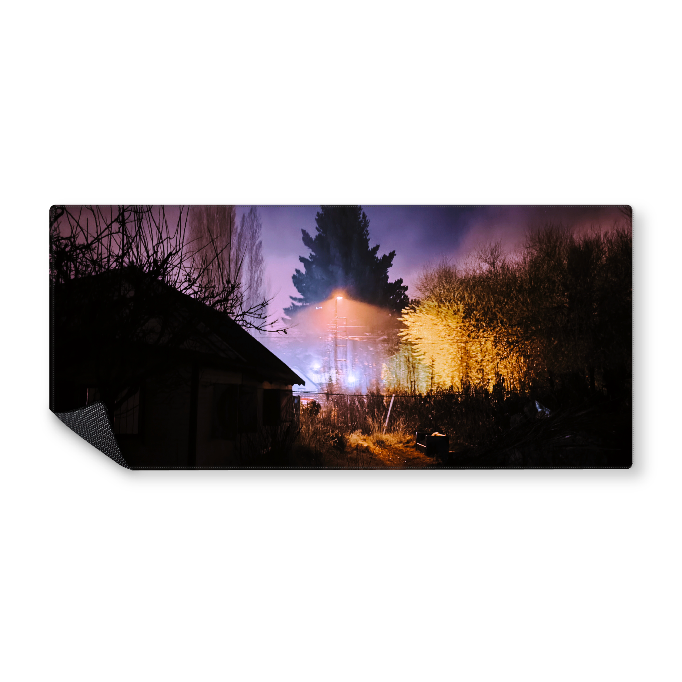 Mousepad Noche de asado y flores 90x40 PRO | PERSONALIZADO