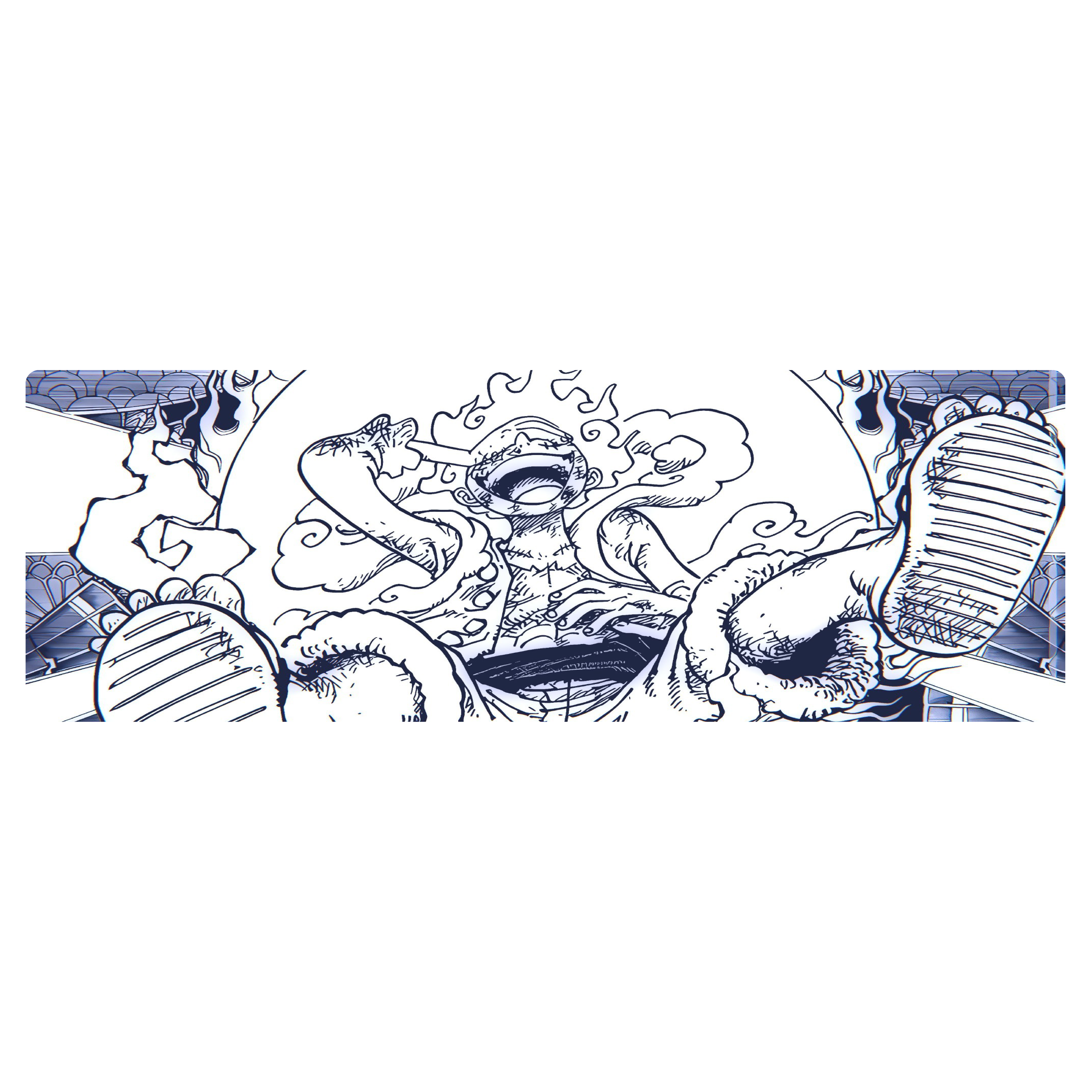 Mousepad One Piece Luffy Gear 150x50 Classic | PERSONALIZADO