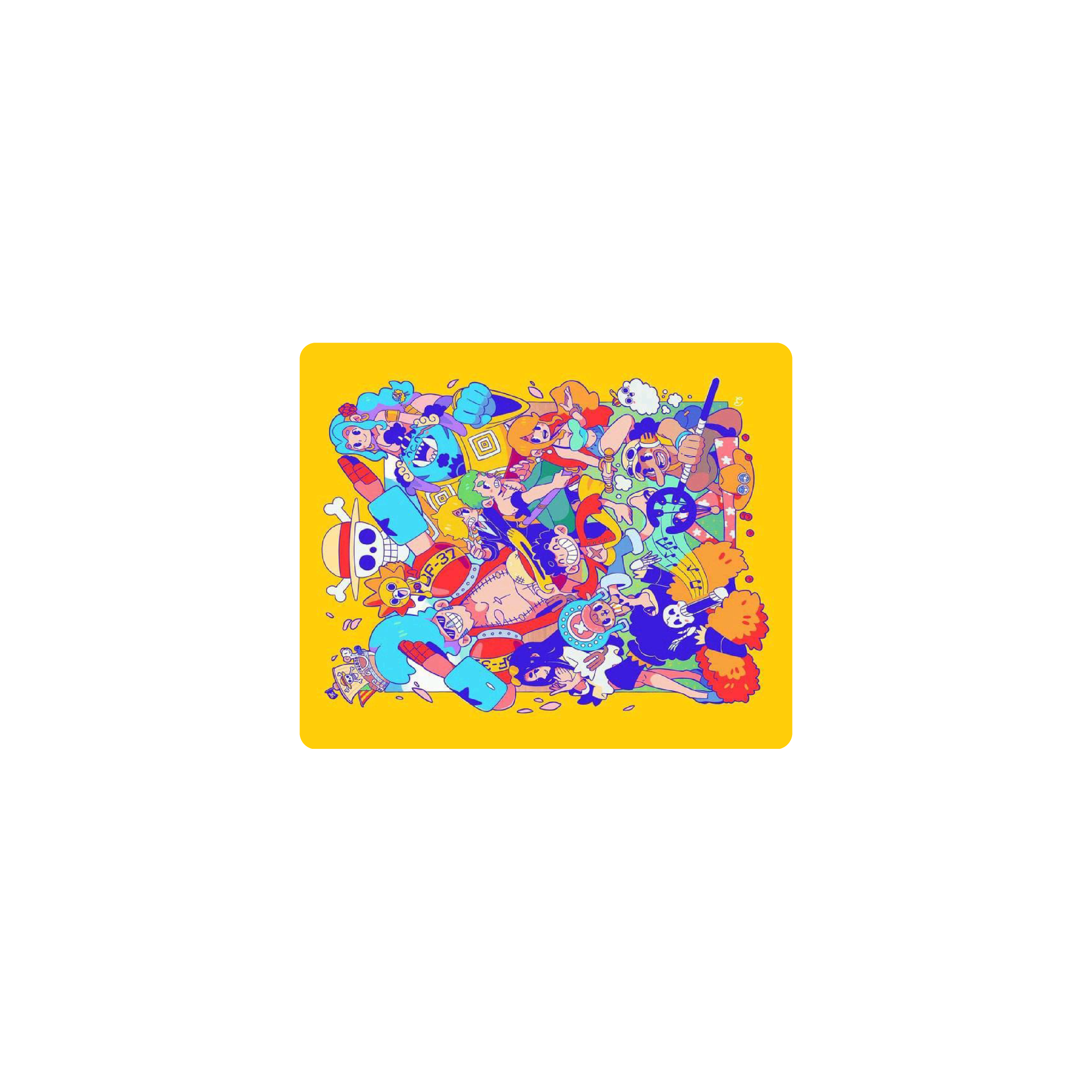 Mousepad One Piece kawai 30x25 Classic | PERSONALIZADO