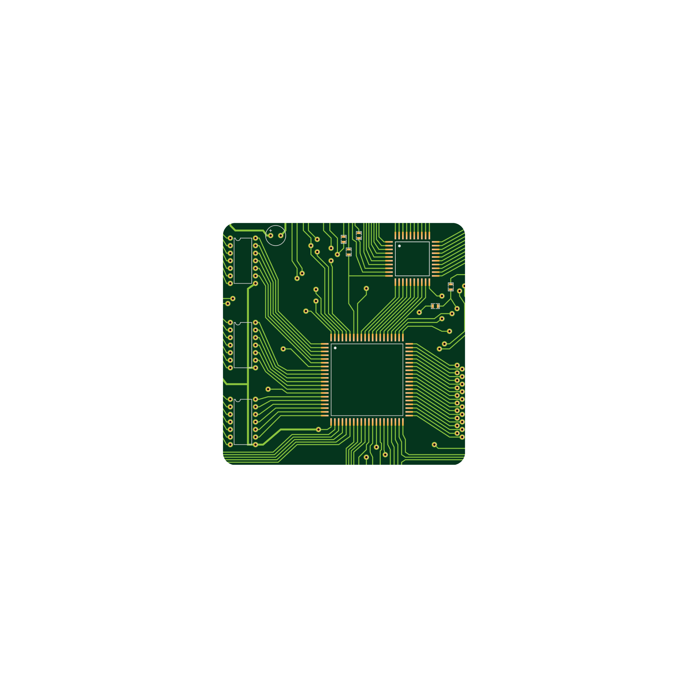 Mousepad PCB Electronica 25x25 Classic | PERSONALIZADO