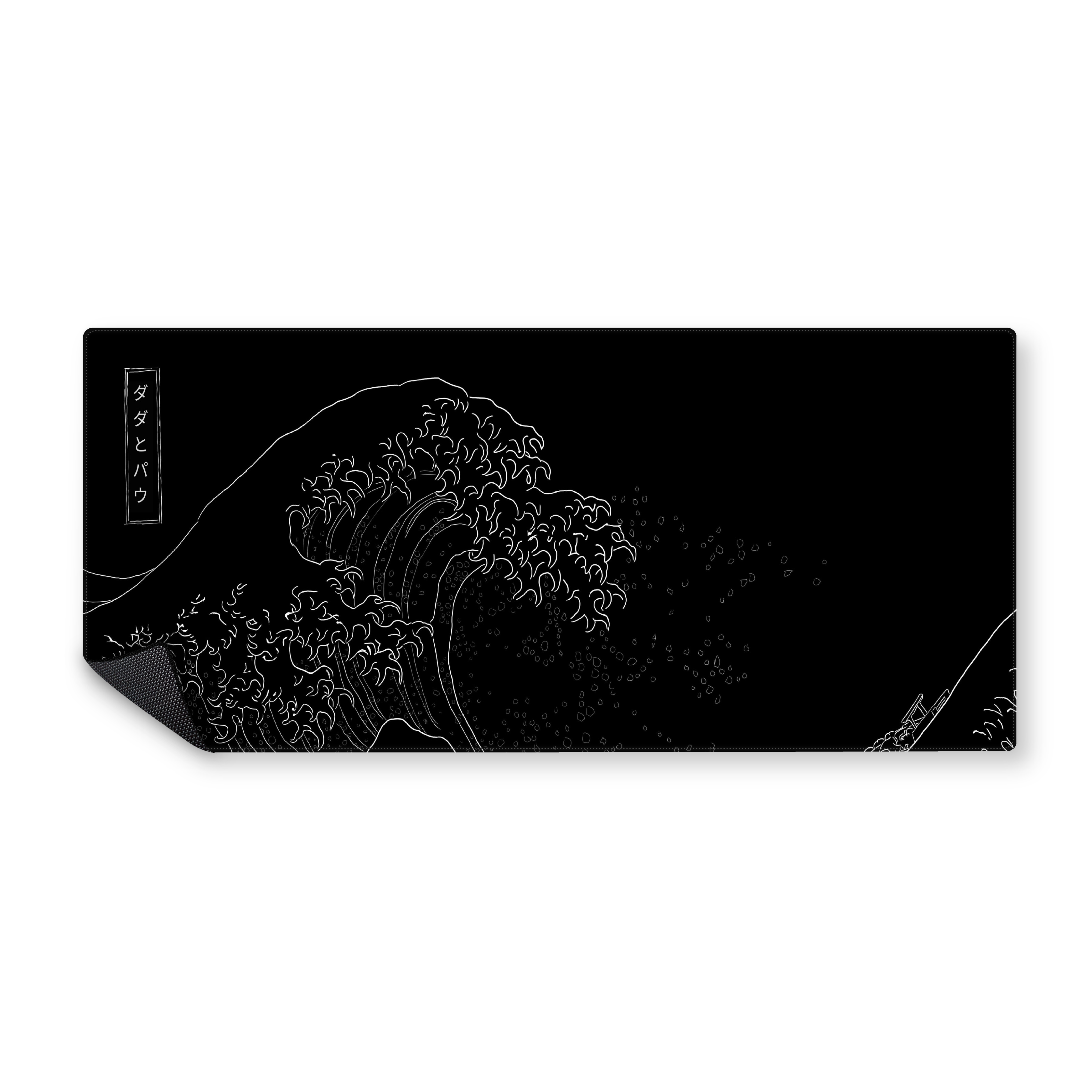 Mousepad Great Wave Black | MGMGAMERS