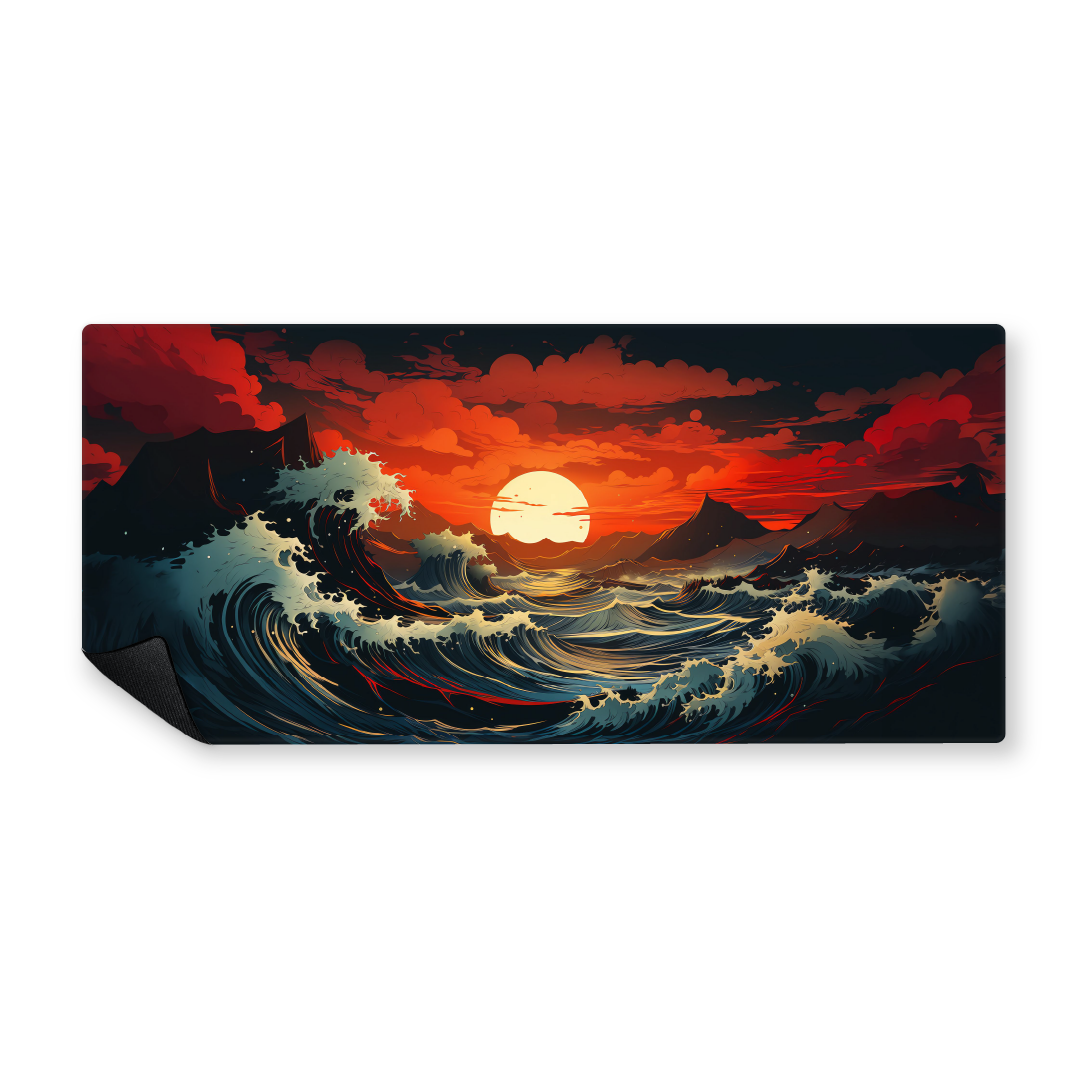 Mousepad Sea and Sunset | MGMGAMERS