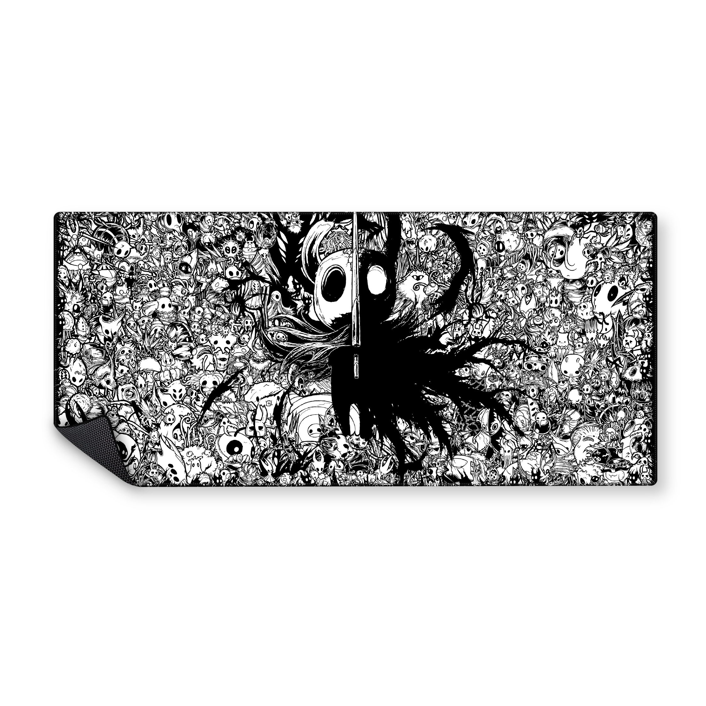 Mousepad Hollow Knight B&W 90x40 Classic | PERSONALIZADO