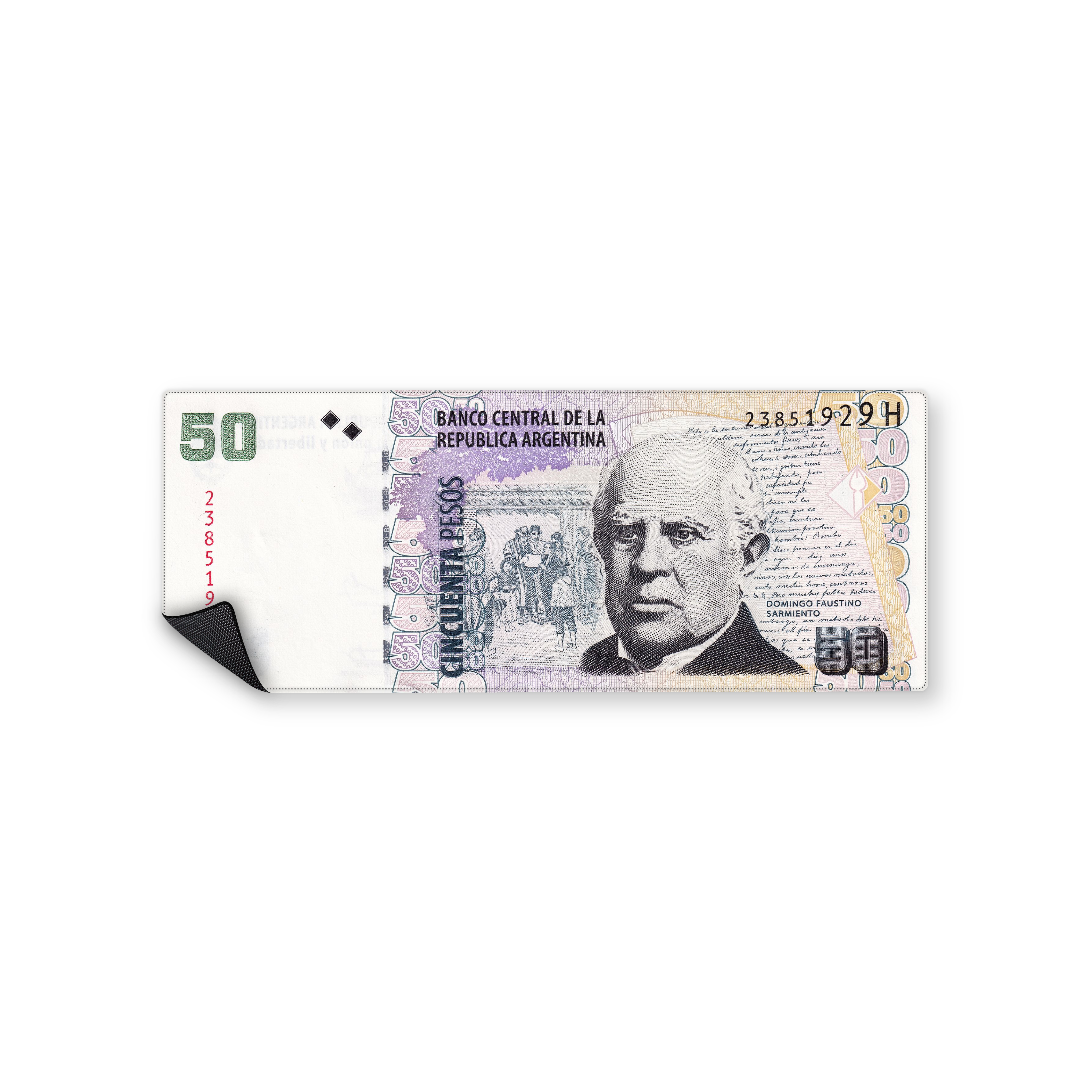 Mousepad 50 pesos 75x32 PRO | PERSONALIZADO