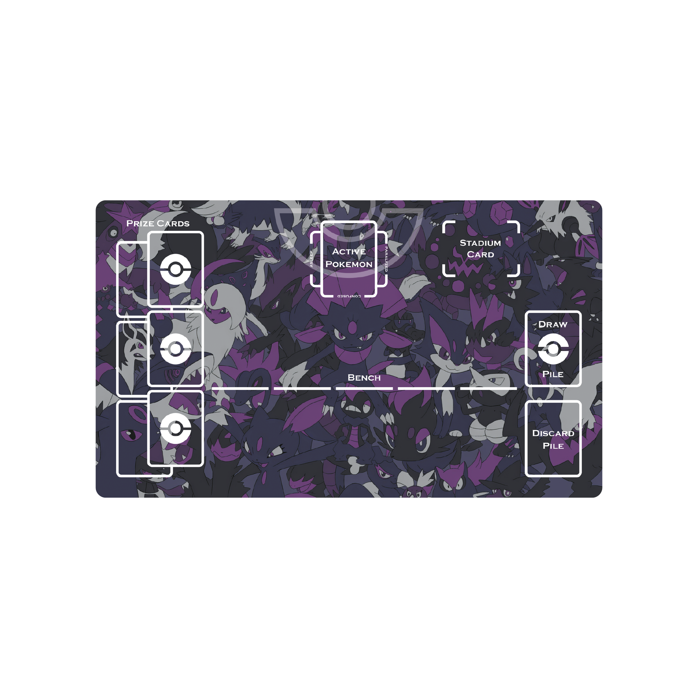 Mousepad Playmat TCG tipo siniestro 60x35 PRO | PERSONALIZADO