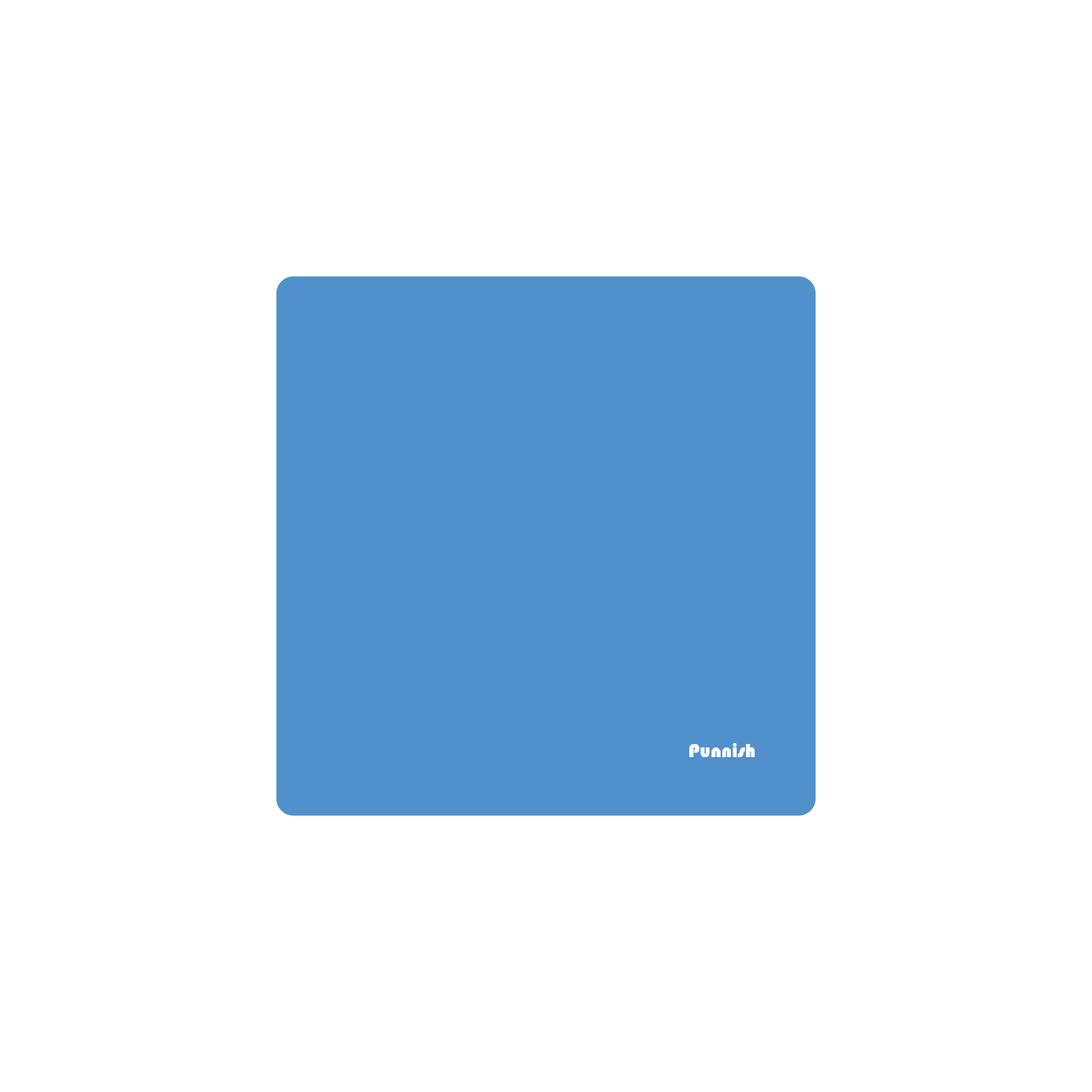 Mousepad Punnish 50x50 PRO | PERSONALIZADO