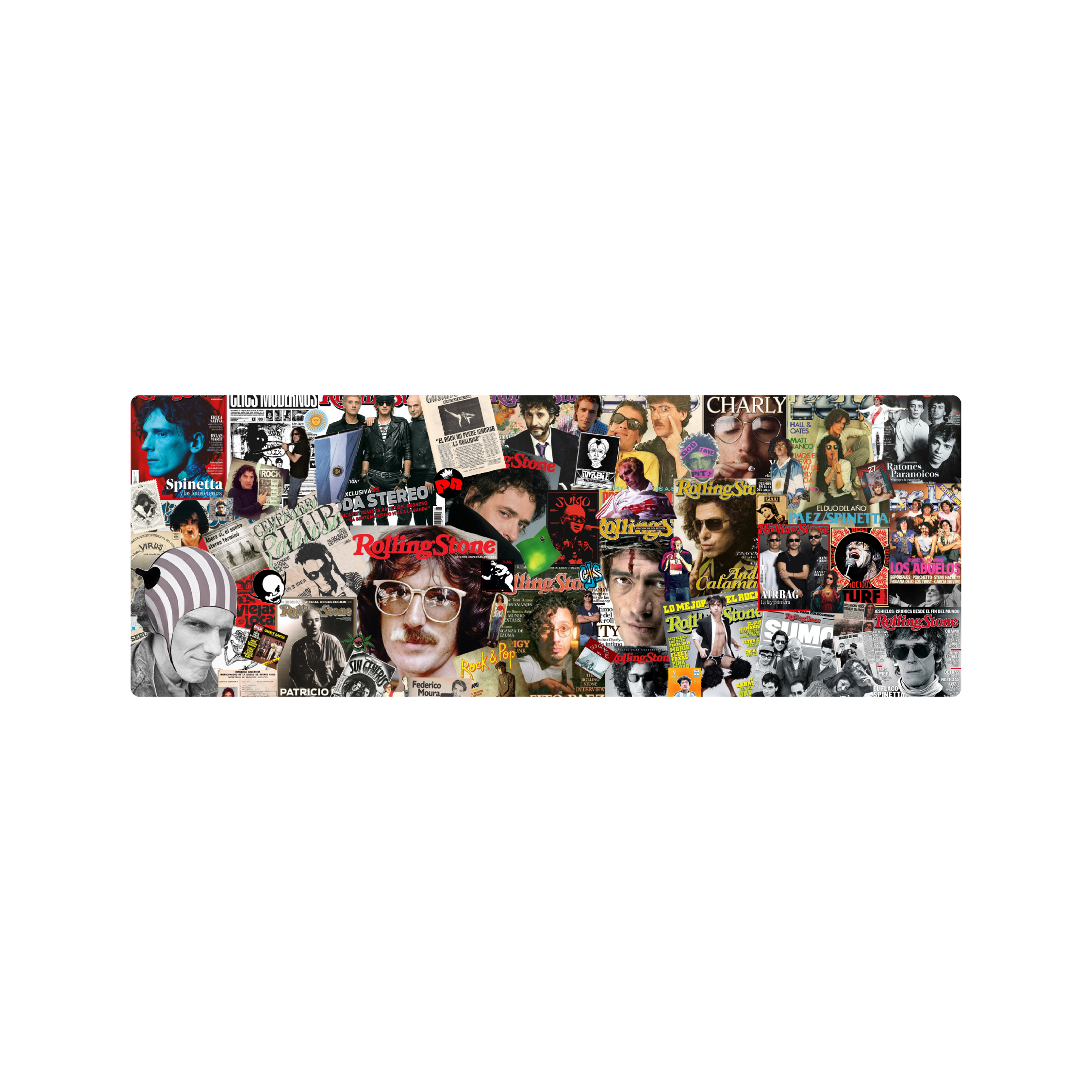 Mousepad ROCK NACIONAL SPINETTEANO 90x32 PRO | PERSONALIZADO