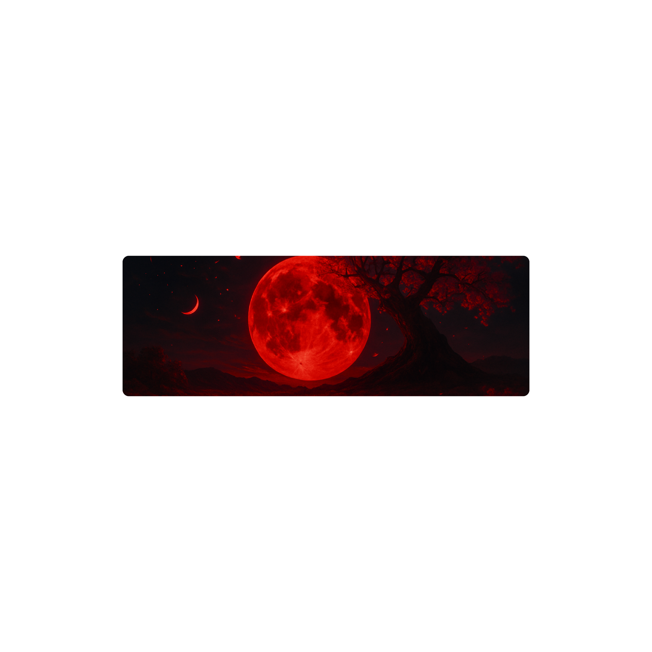 Mousepad Red Moon 60x20 PRO | PERSONALIZADO