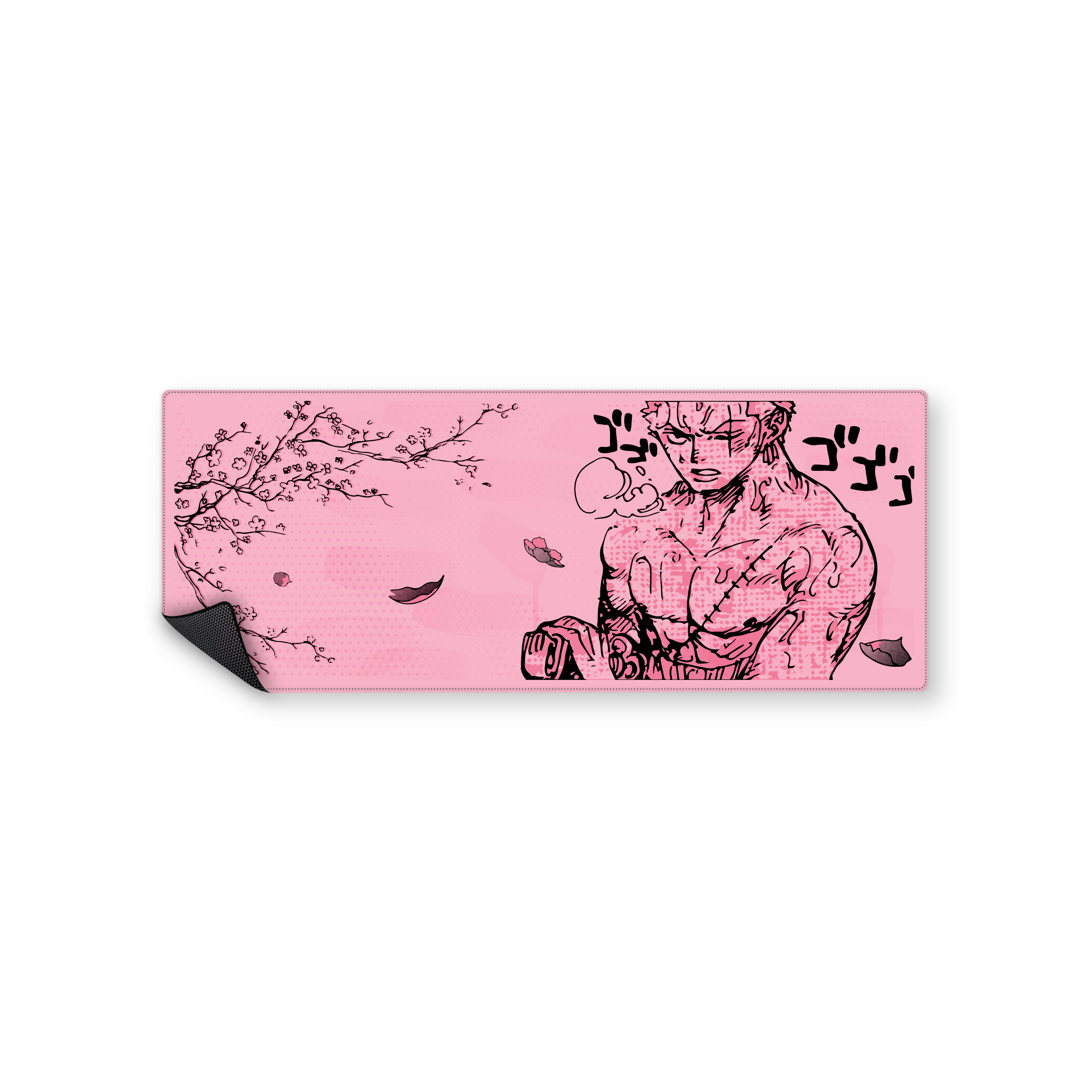 Mousepad Roronoa Zoro cherry blossom 82x32 Classic | PERSONALIZADO