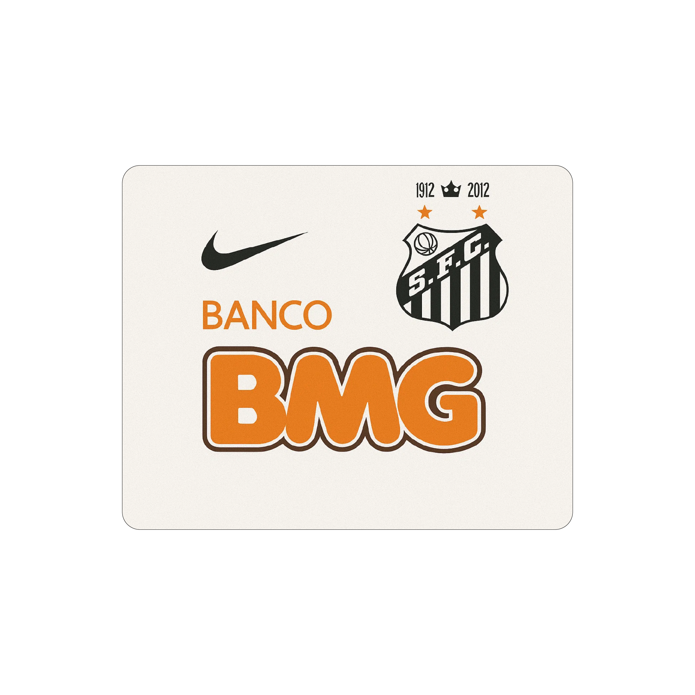 Mousepad Camiseta Santos F.C. 2012 | MGMGAMERS