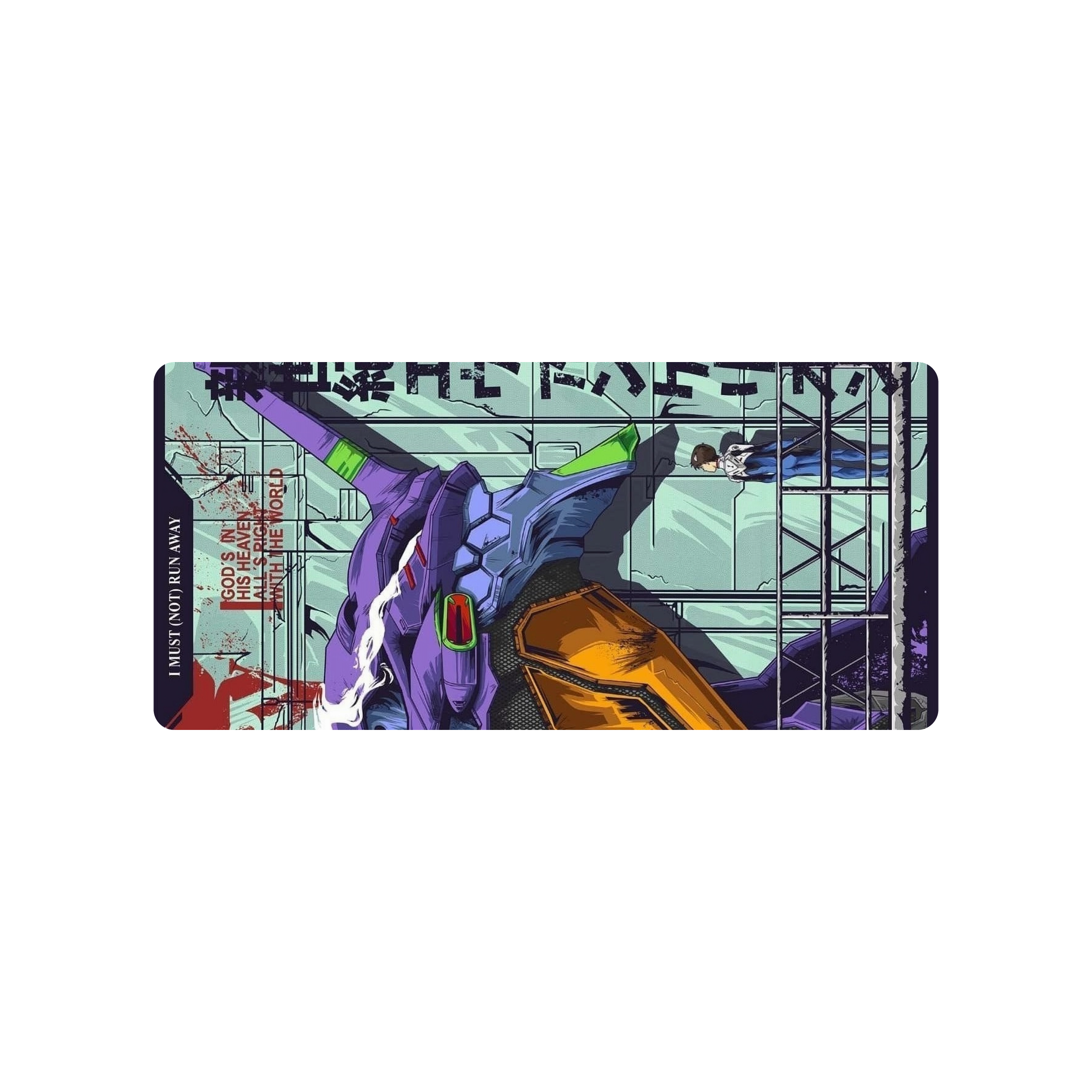 Mousepad Shinji EVA 01 65x30 PRO | PERSONALIZADO