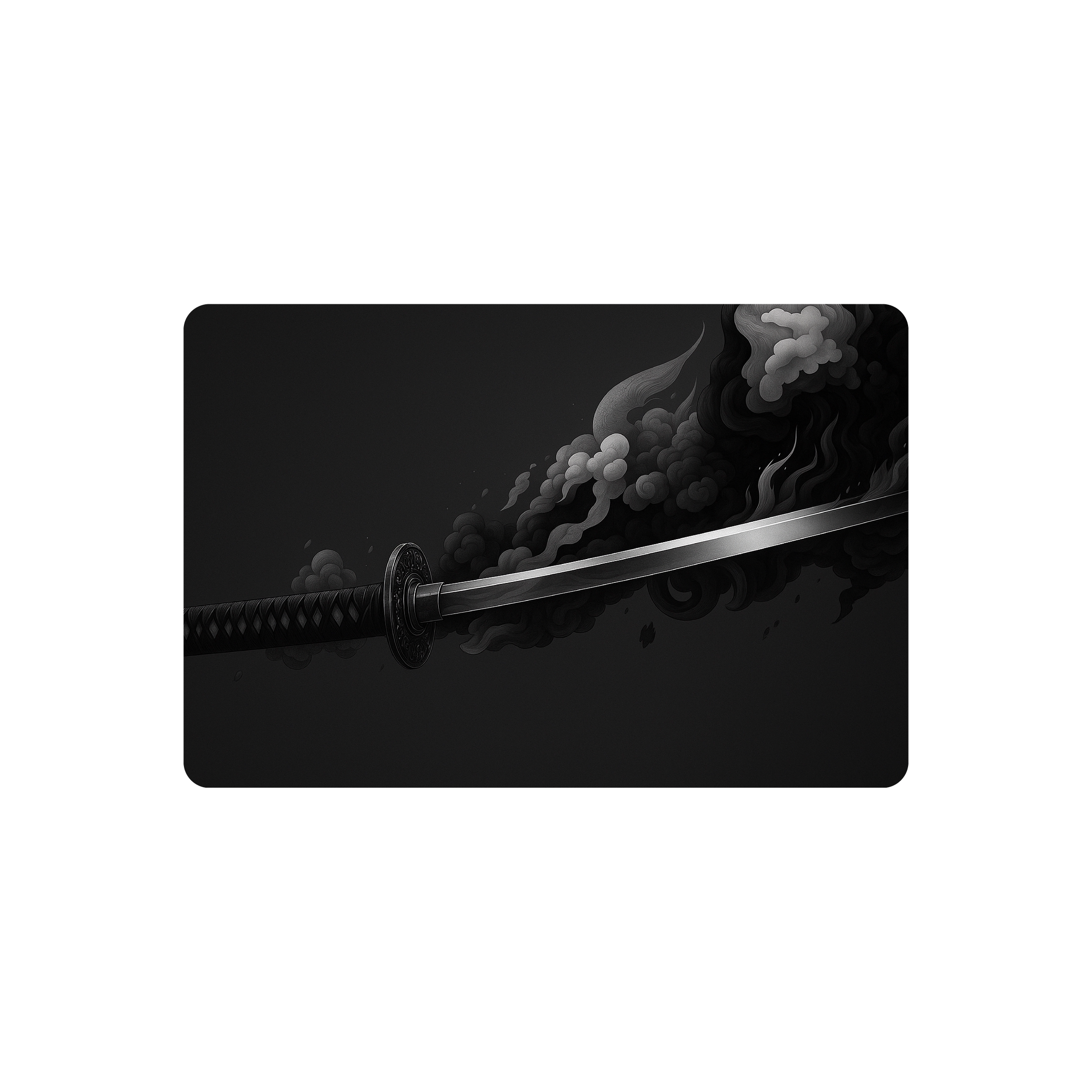 Mousepad Smoke Katana 90x60 PRO | PERSONALIZADO