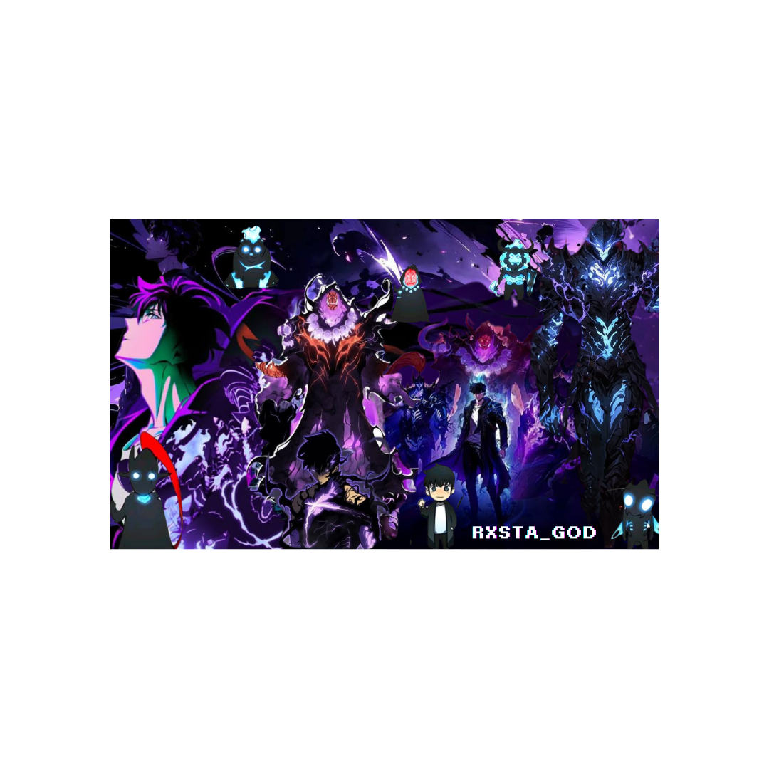 Mousepad Solo Leveling Rasta God 100x60 PRO | PERSONALIZADO