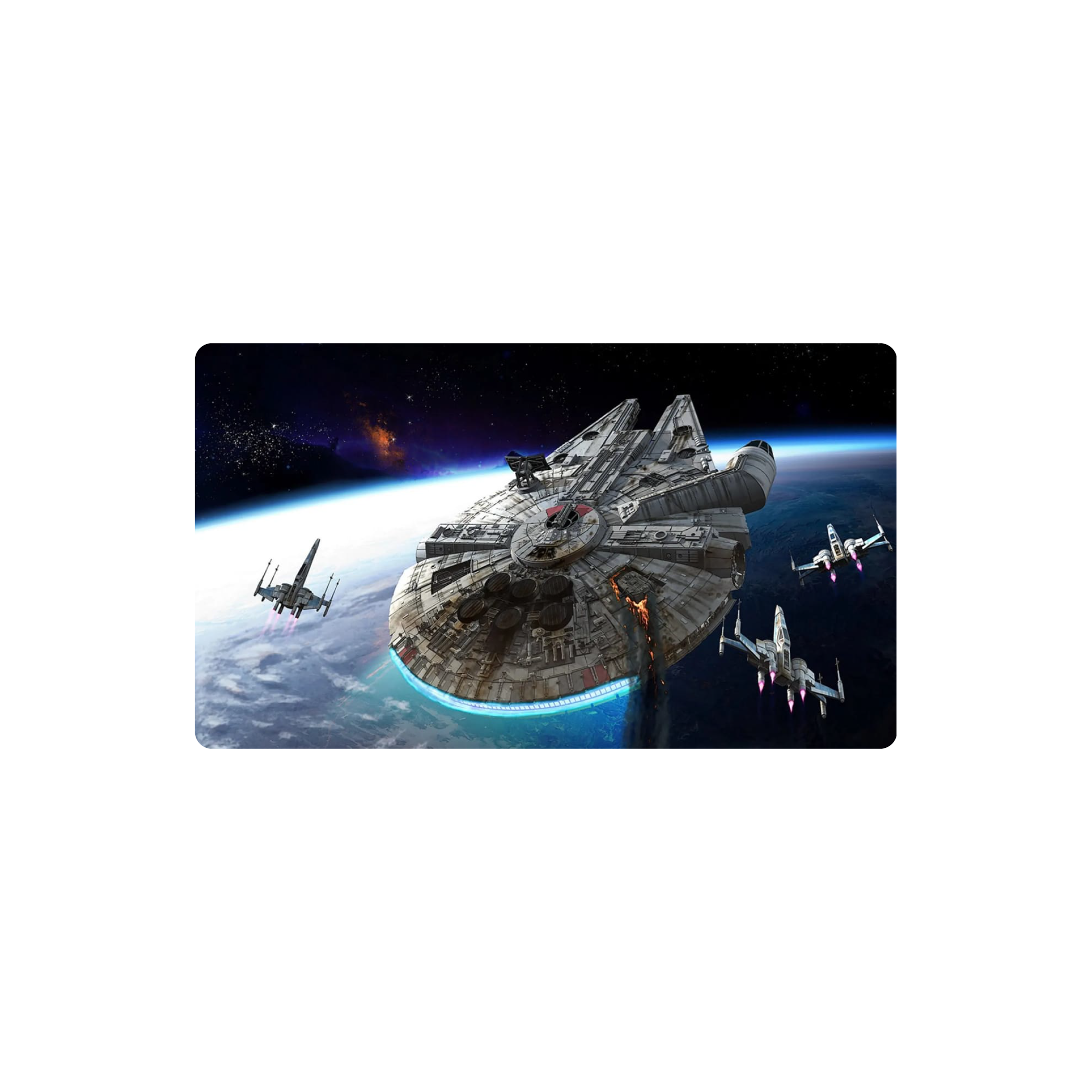 Mousepad Star Wars Unlimited Millenium Falcon 61x35 Classic | PERSONALIZADO