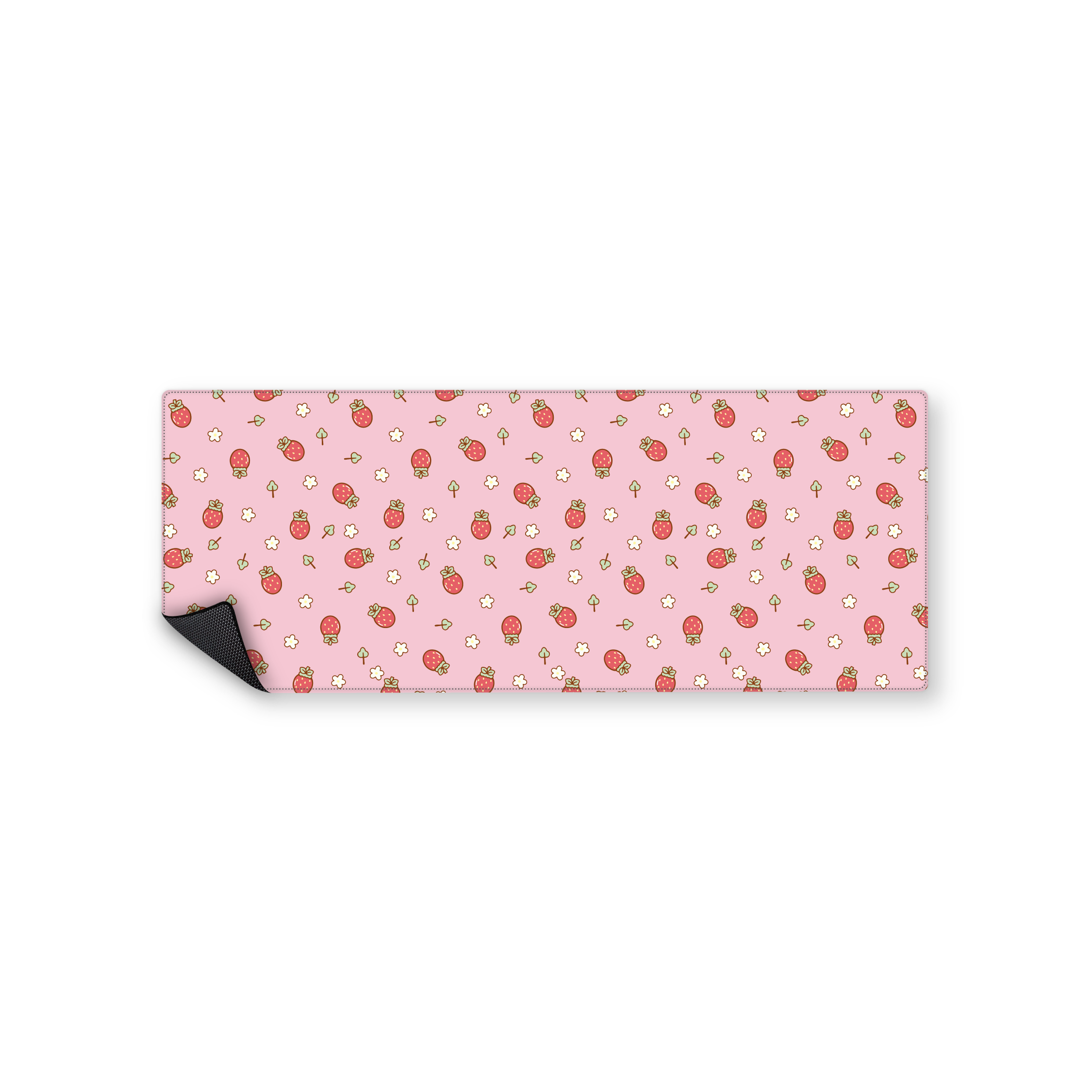 Mousepad Strawberries 82x32 Classic | PERSONALIZADO