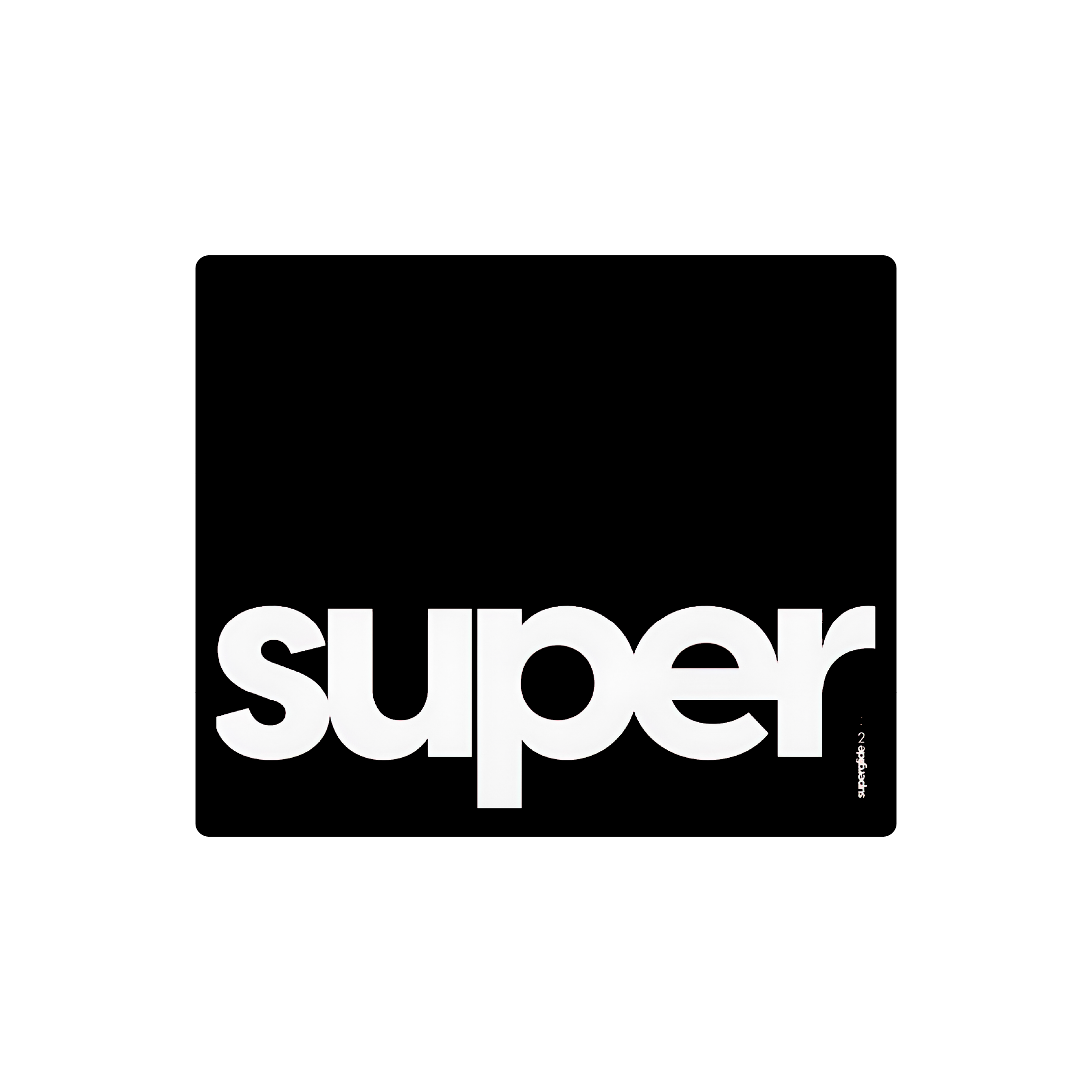 Mousepad SuperGlide NEGRO 60x50 Classic | PERSONALIZADO