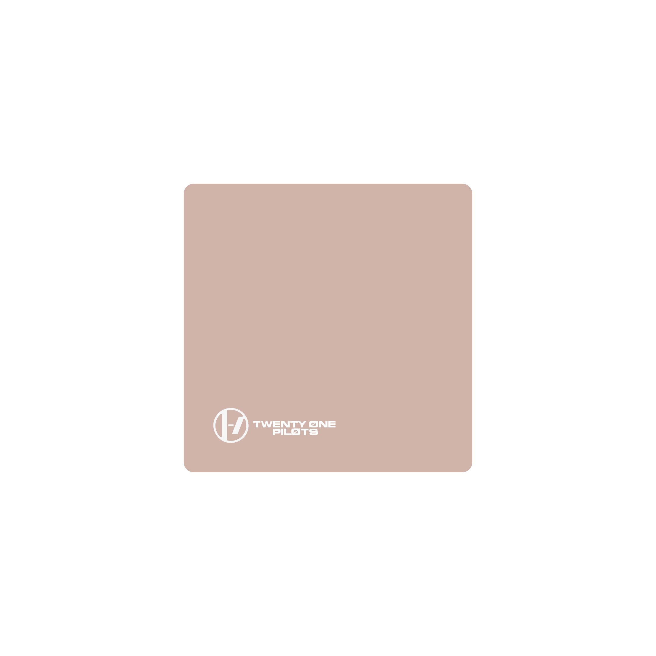 Mousepad TWENTY ONE PILOTS 25x25 Classic | PERSONALIZADO
