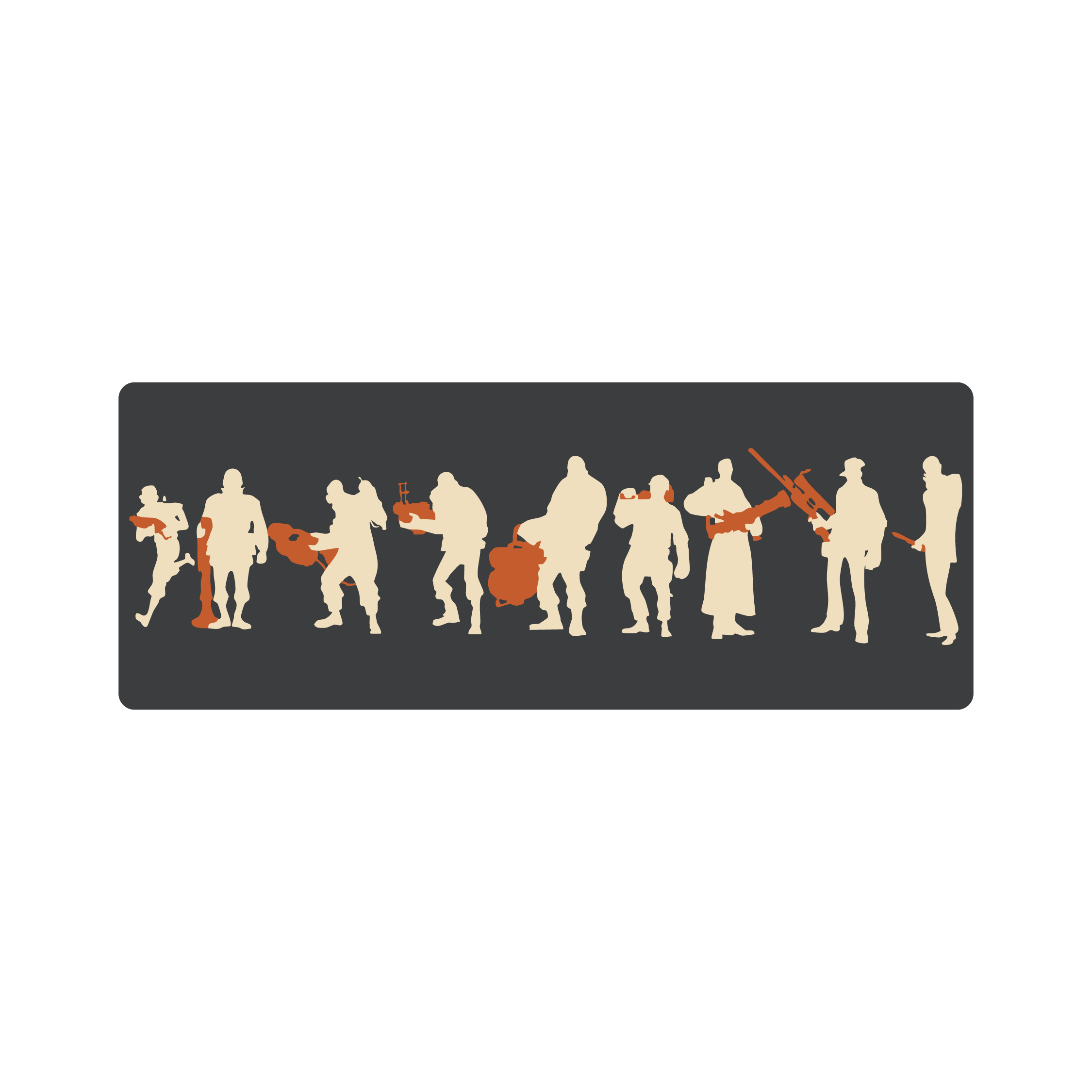 Mousepad Team Fortress 2 80x30 Classic | PERSONALIZADO