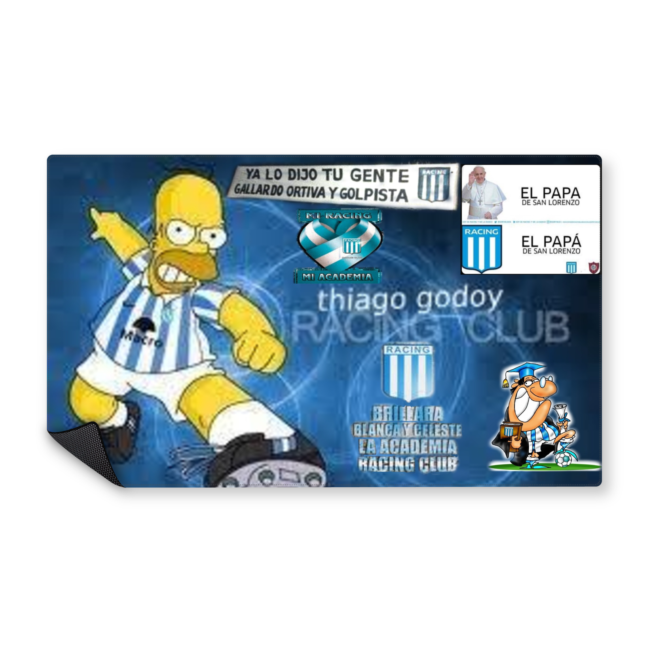 Mousepad Thiago Godoy regalo 100x60 Classic | PERSONALIZADO