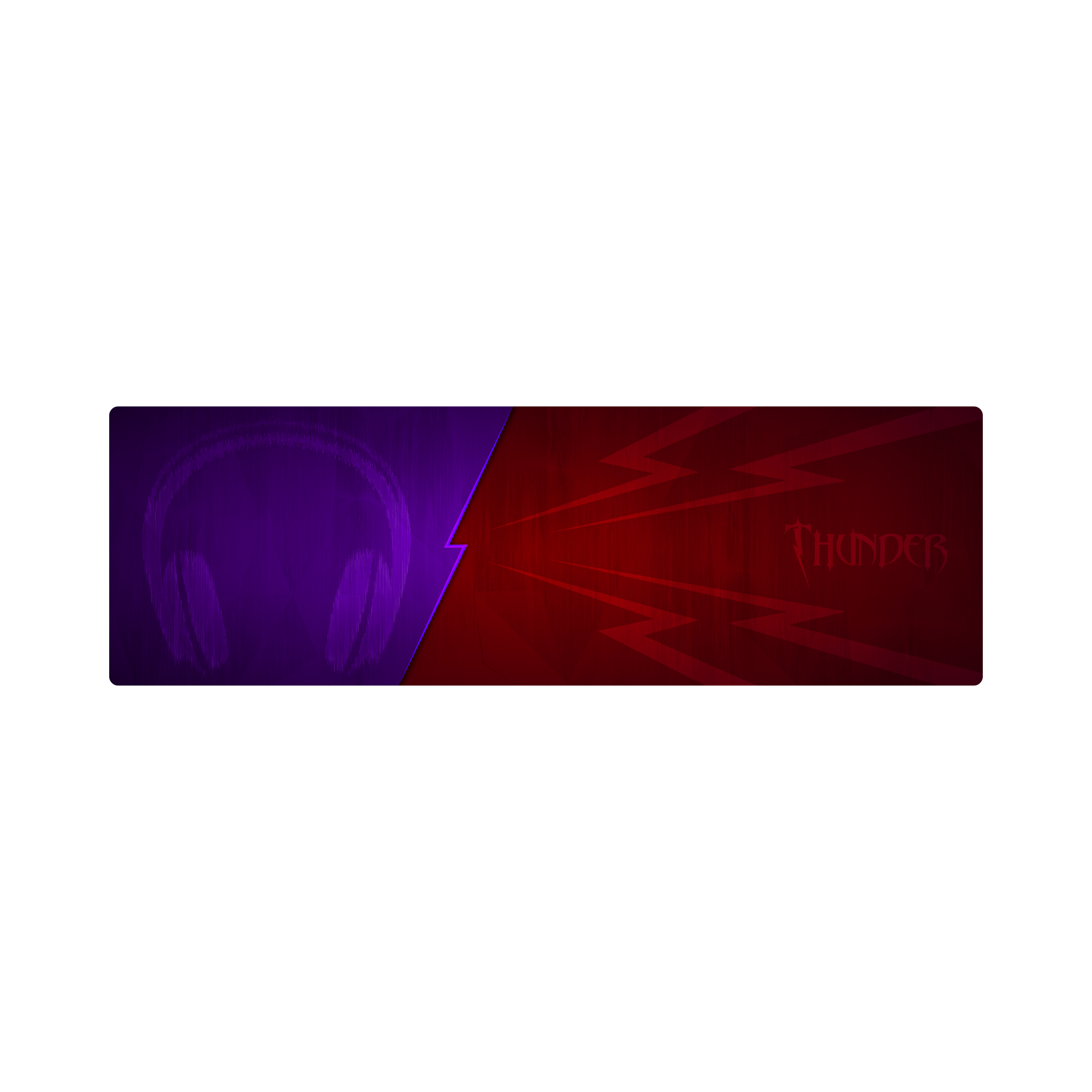 Mousepad Thunder 90x28 PRO | PERSONALIZADO