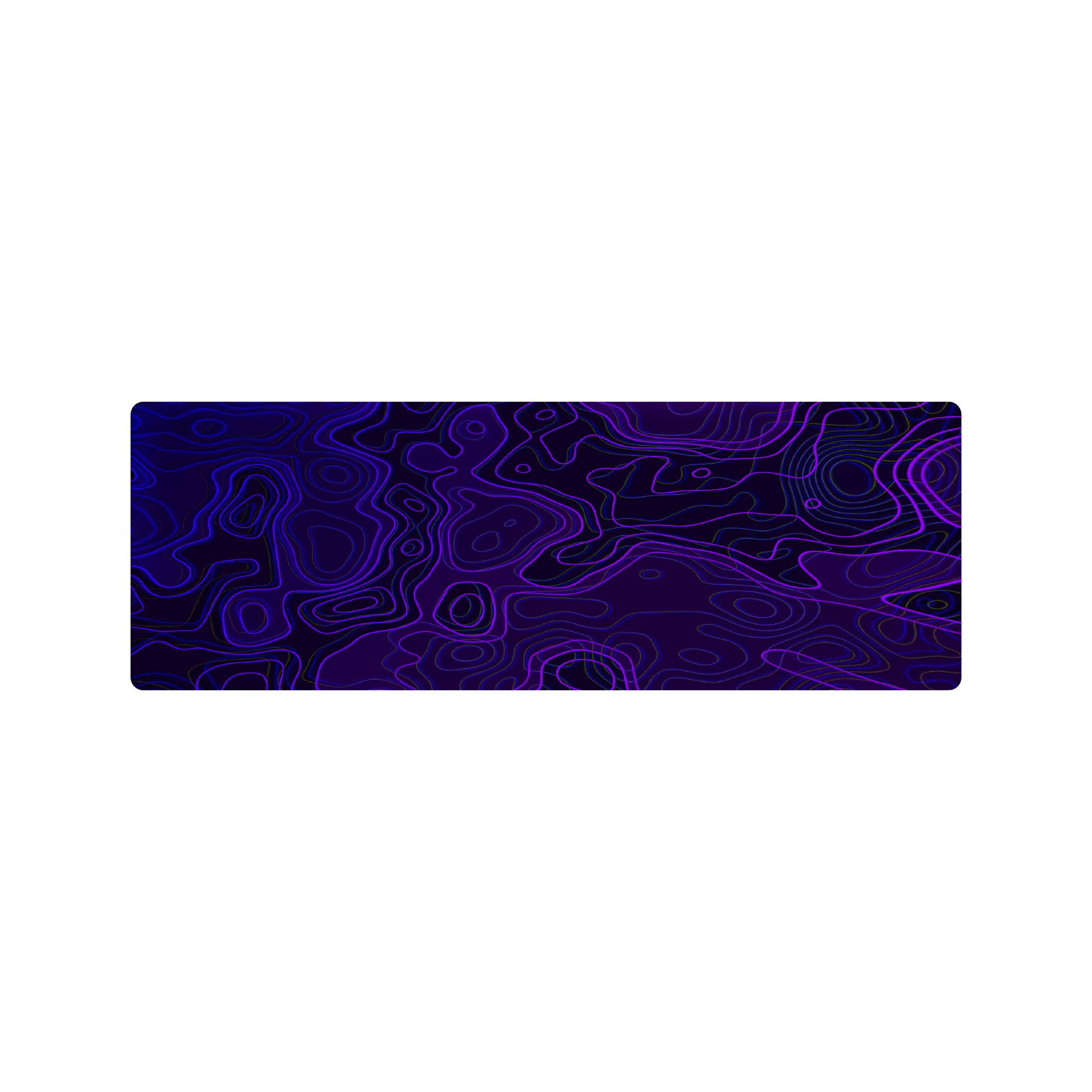 Mousepad Topografico Morado 74x25 Classic | PERSONALIZADO