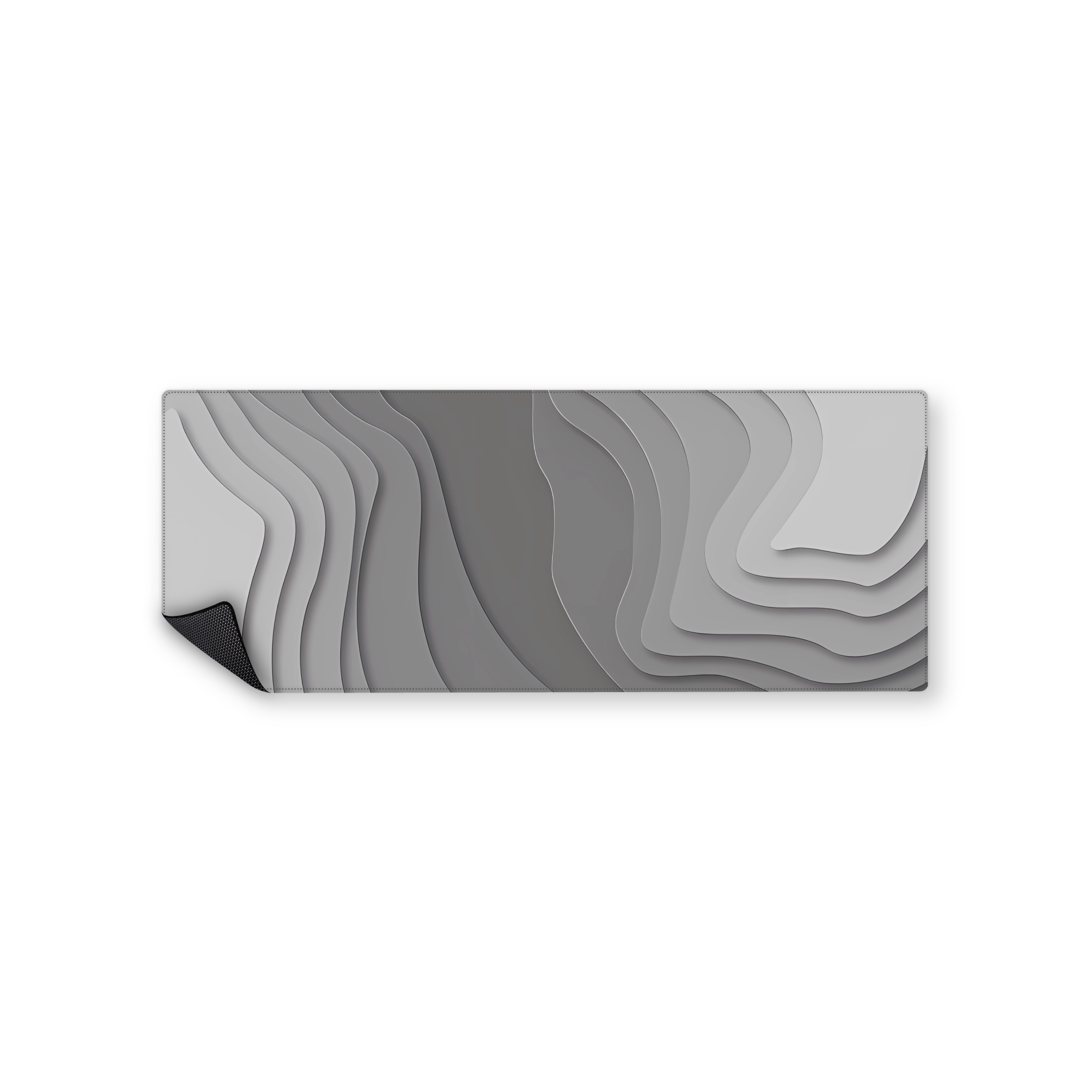 Mousepad Topográfico gris 82x32 Classic | PERSONALIZADO