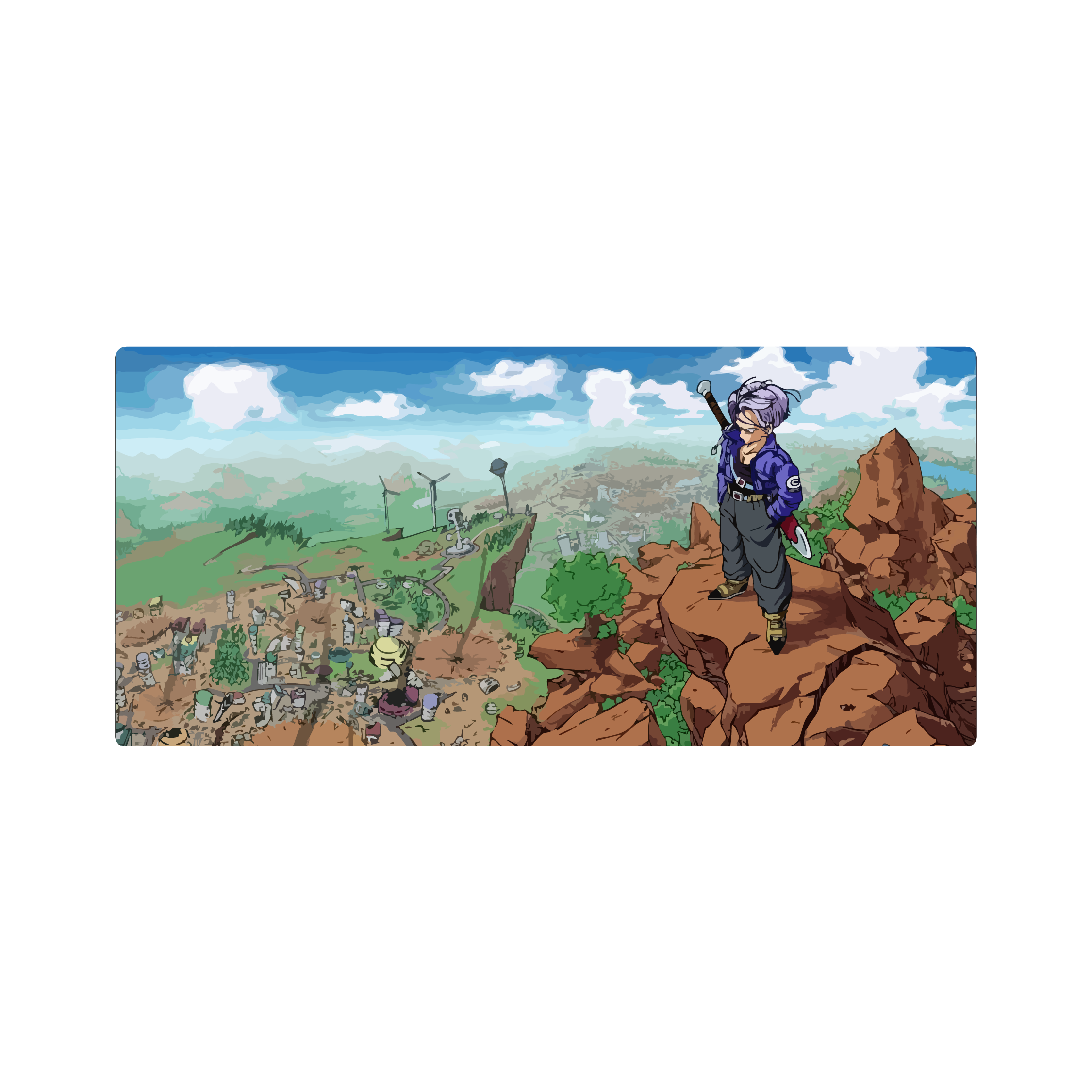 Mousepad Tunks Solemn Defender 130x60 Classic | PERSONALIZADO