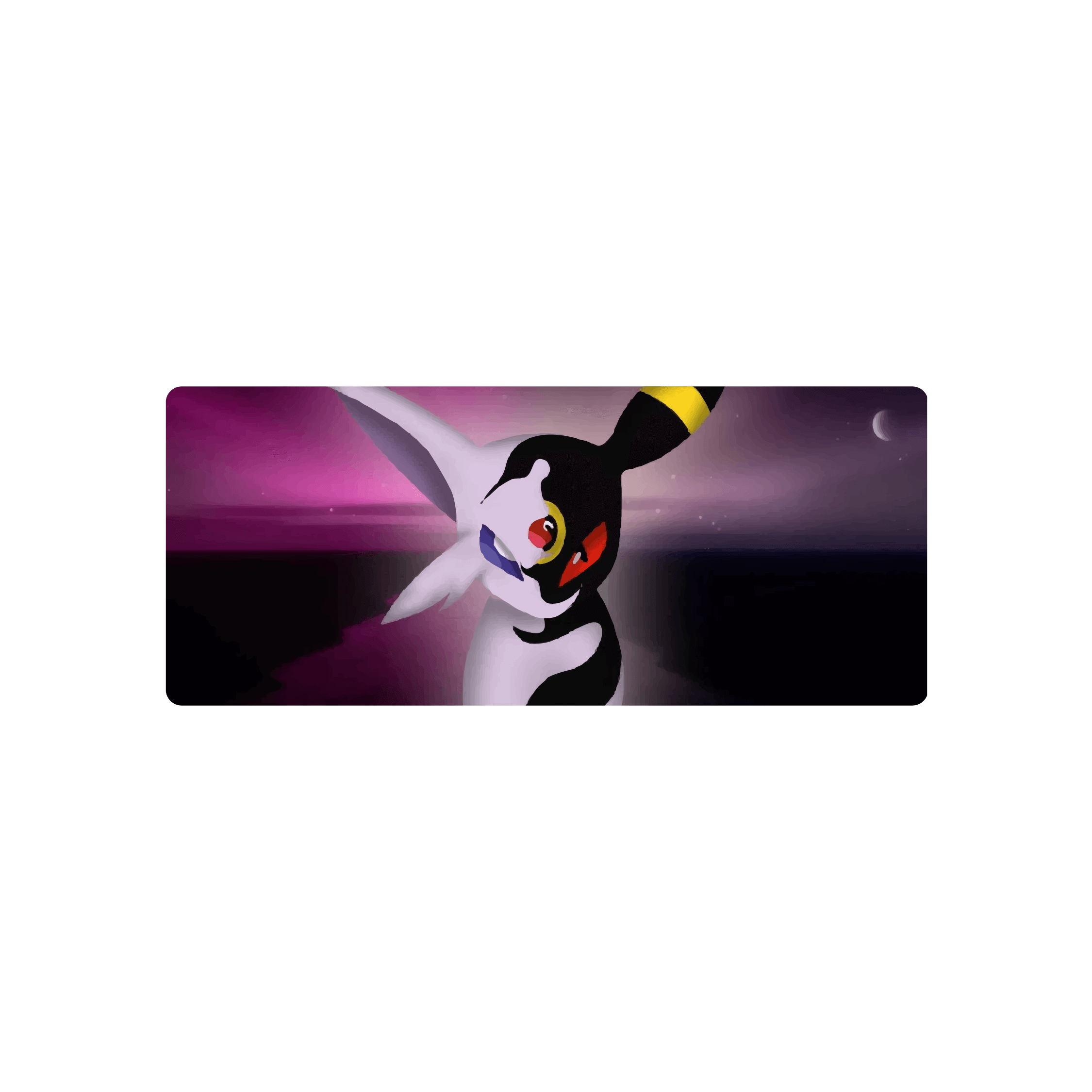Mousepad Umbreon y Espeon 85x35 Classic | PERSONALIZADO