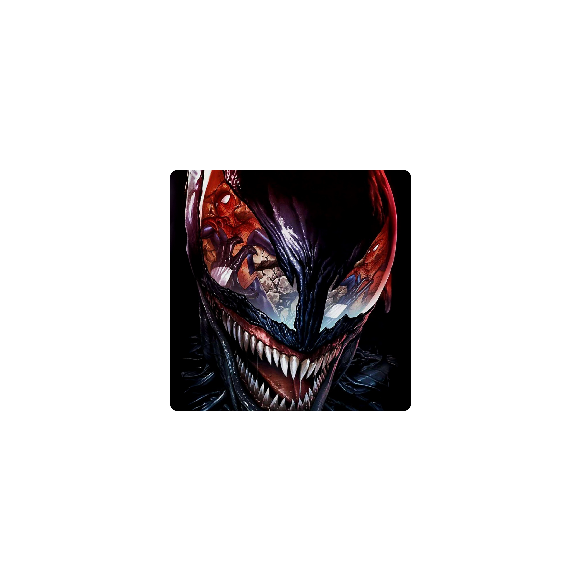 Mousepad Venom Spiderman 25x25 PRO | PERSONALIZADO