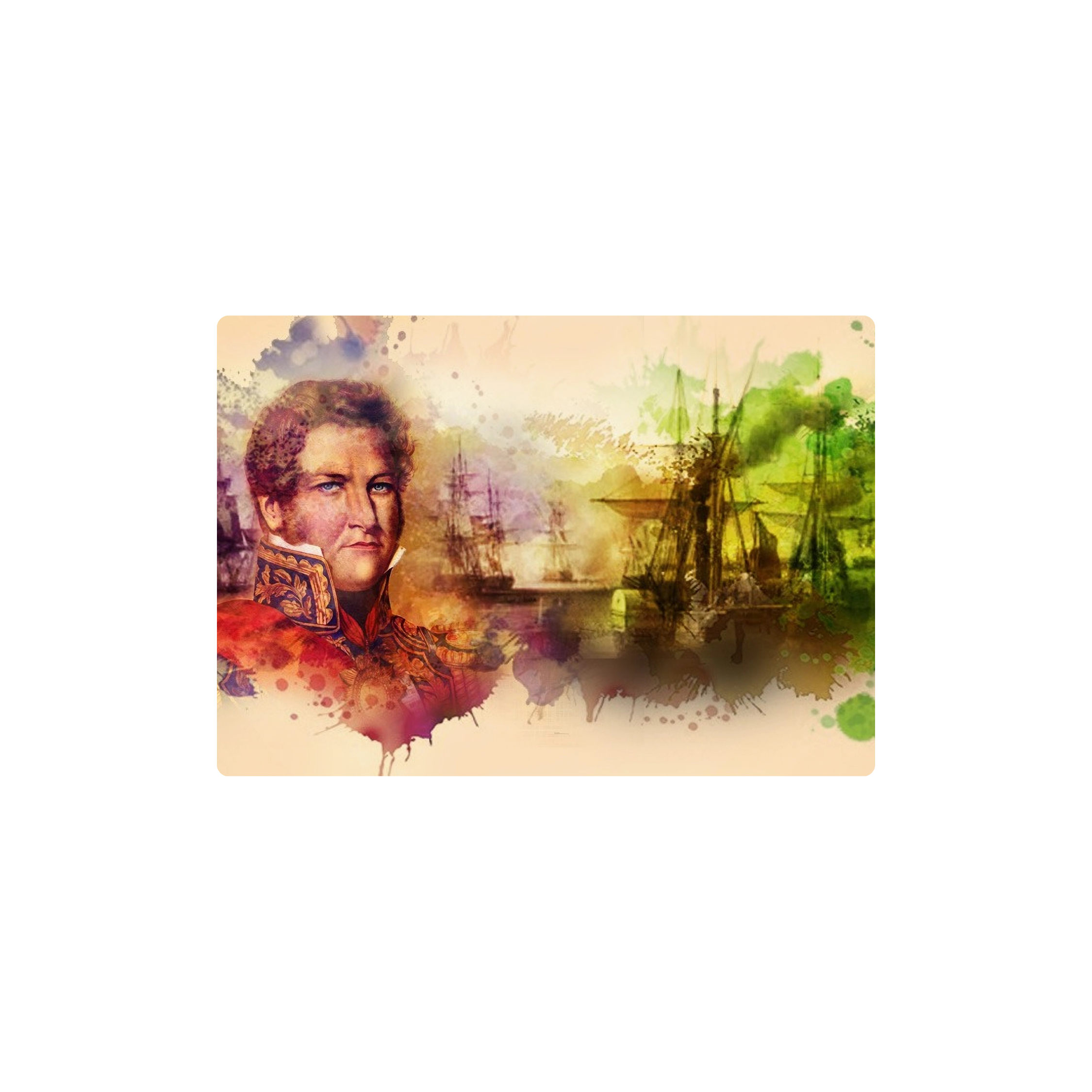 Mousepad Viva Rosas y la patria 60x42 Classic | PERSONALIZADO