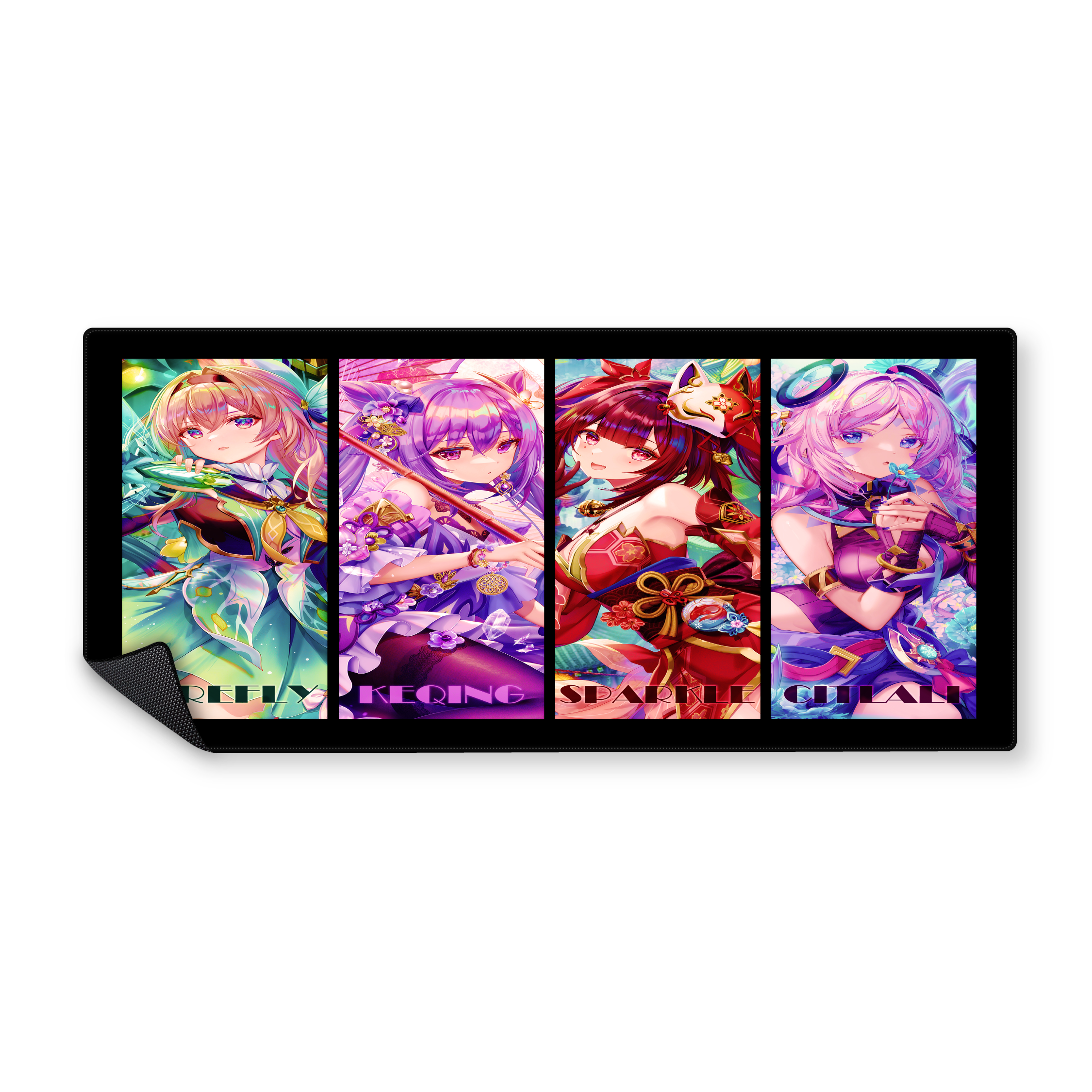 Mousepad Waifus hoyoverse 90x40 Classic | PERSONALIZADO
