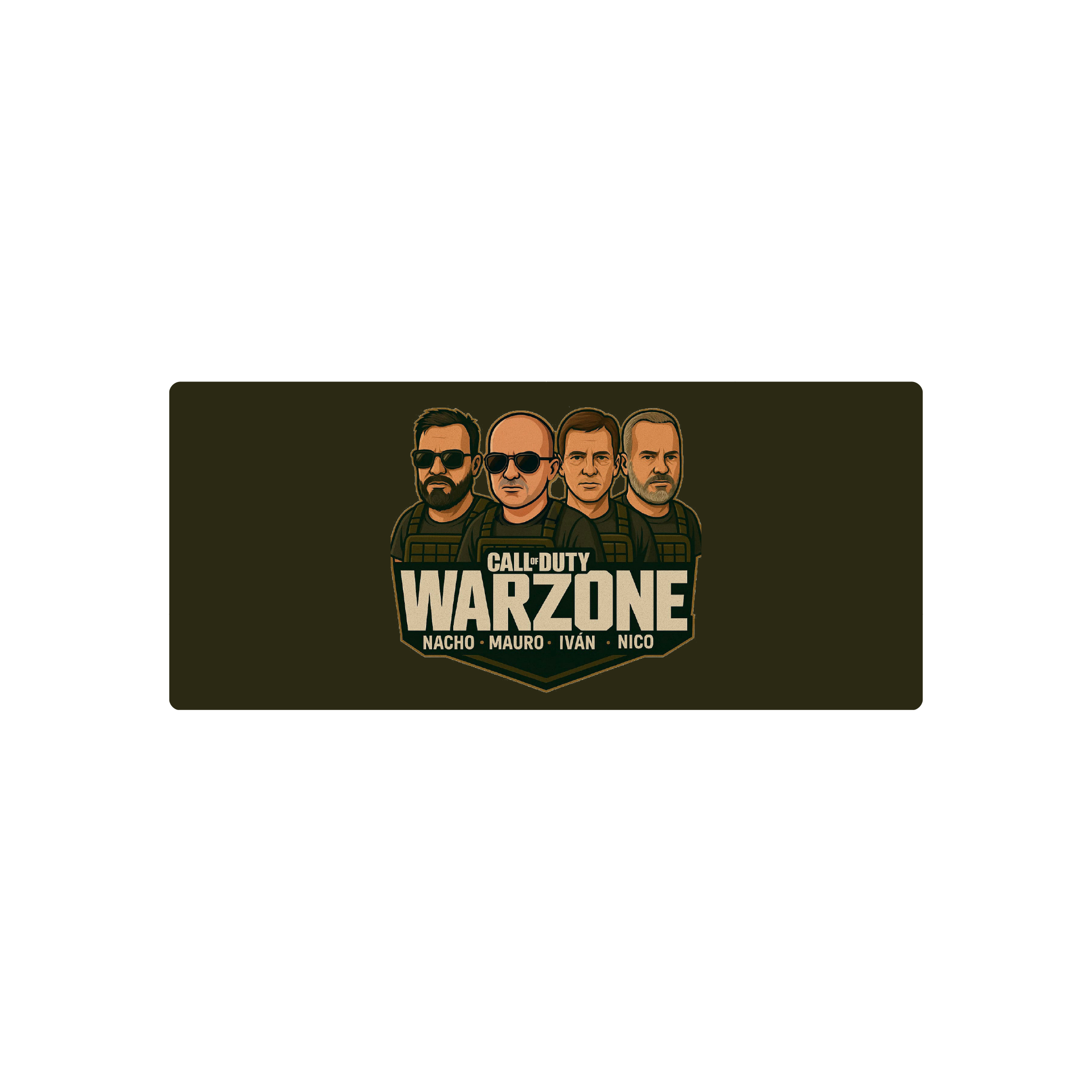 Mousepad Warzone 70x30 Classic | PERSONALIZADO