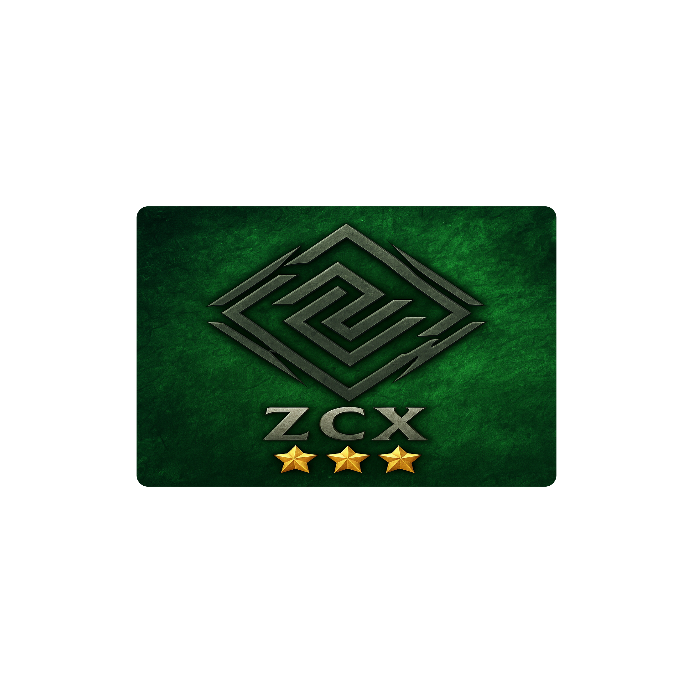 Mousepad ZCX Verde 60x40 PRO | PERSONALIZADO