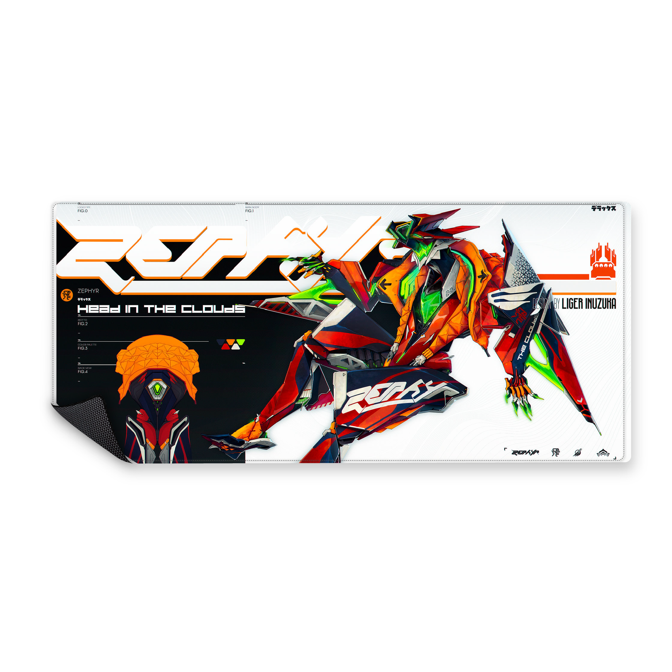 Mousepad Zephyr Harrier Warframe 90x40 Classic | PERSONALIZADO