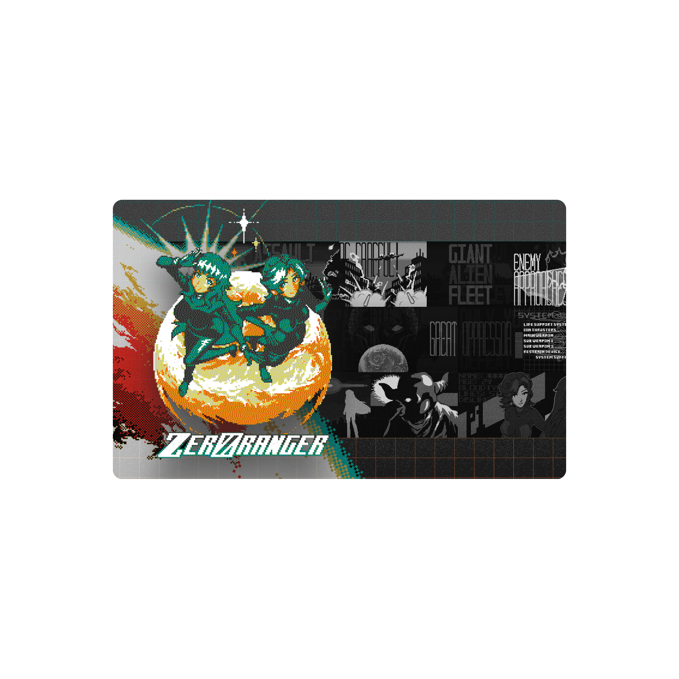 Mousepad Zeroranger 96x59 Classic | PERSONALIZADO