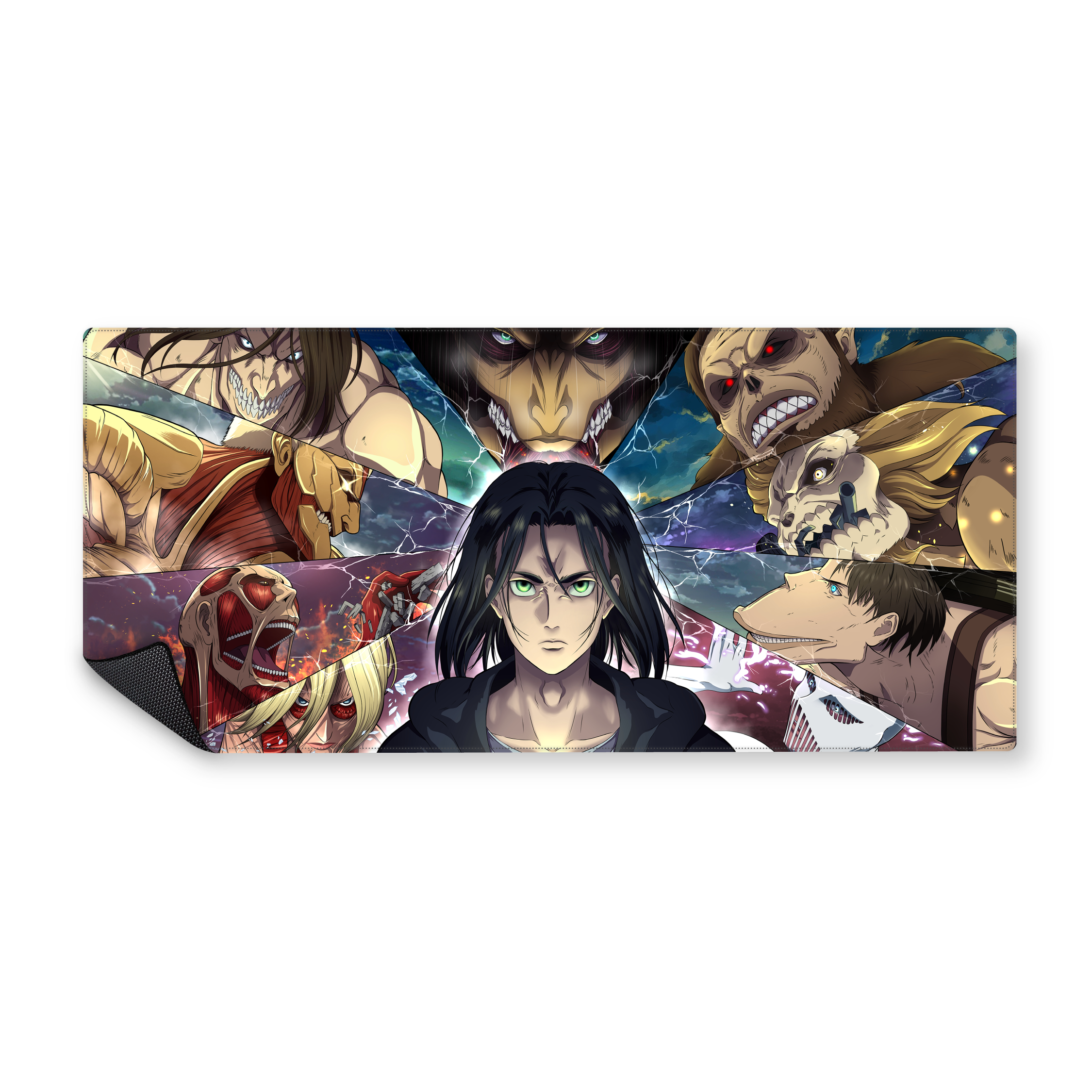 Mousepad attack on titan 98 90x40 PRO | PERSONALIZADO