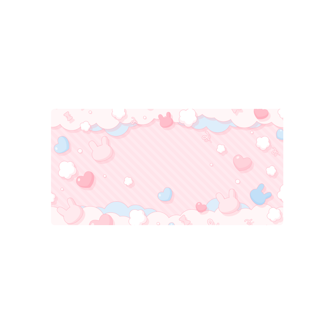 Mockup Mousepad Bunny 80x40 Classic | PERSONALIZADO