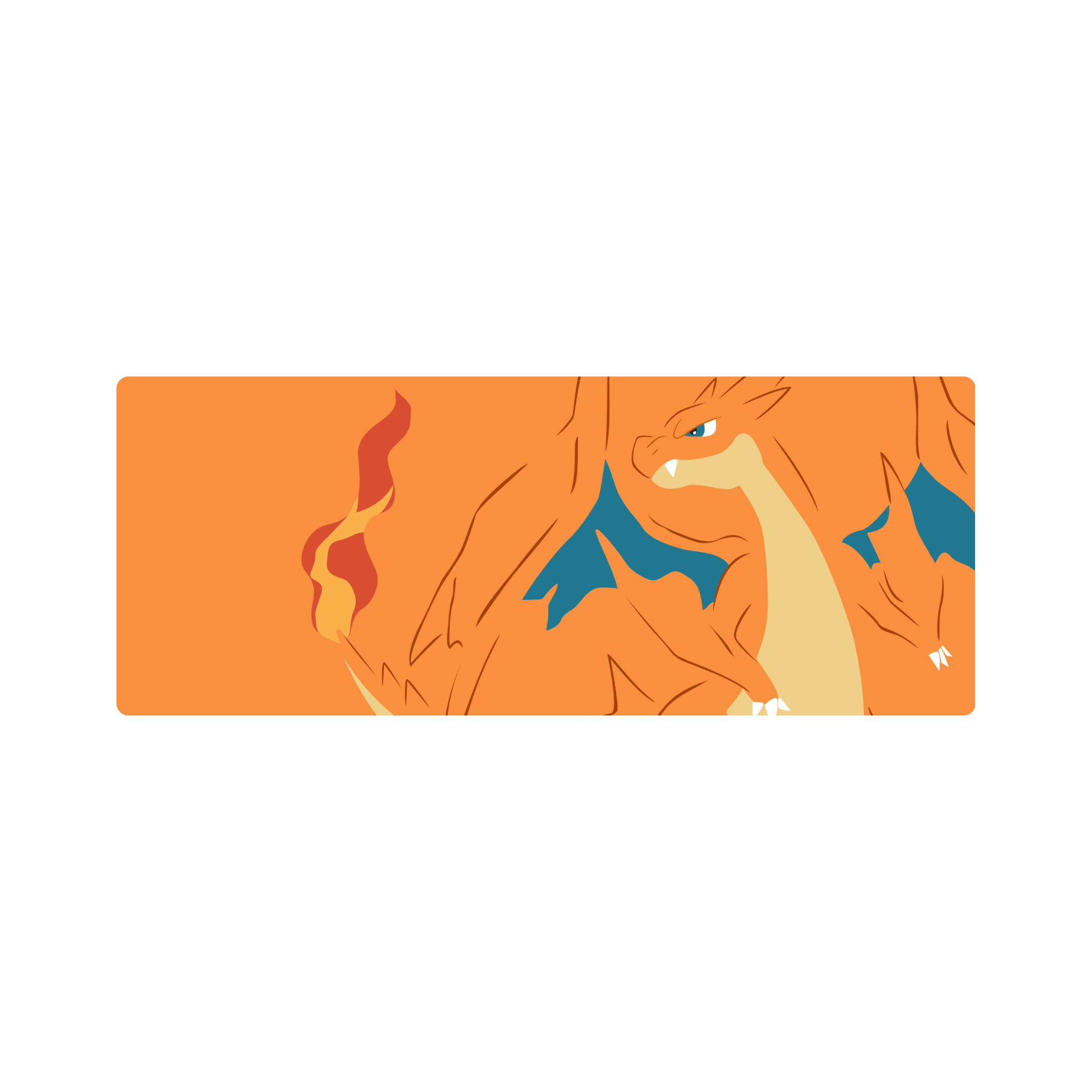 Mousepad charizard 65x25 PRO | PERSONALIZADO