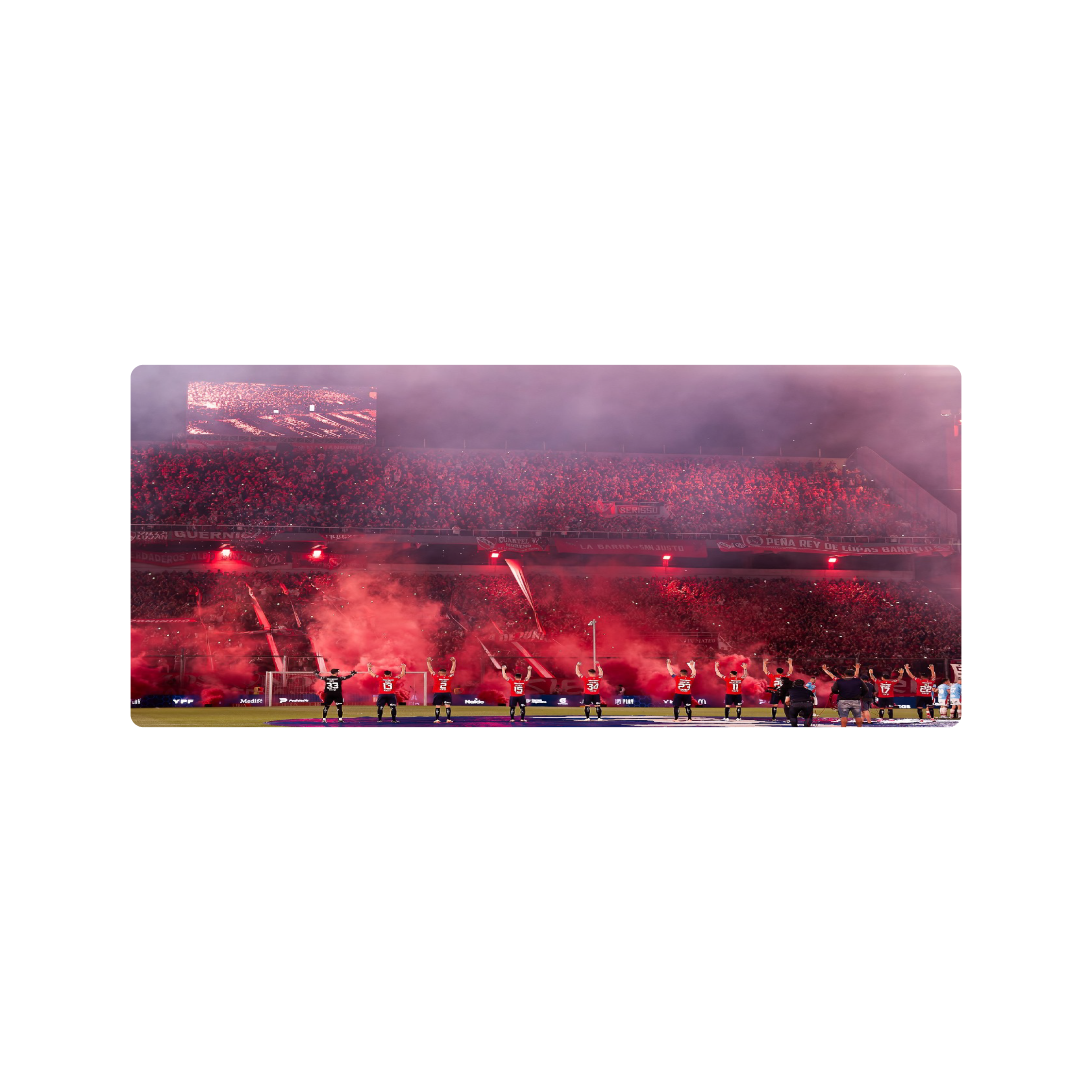 Mousepad el rojo 70x30 Classic | PERSONALIZADO