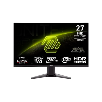 Monitor Gamer MSI Mag 276CXF 27" Full HD Curvo LCD 280HZ / 0.5MS | MgM IMP