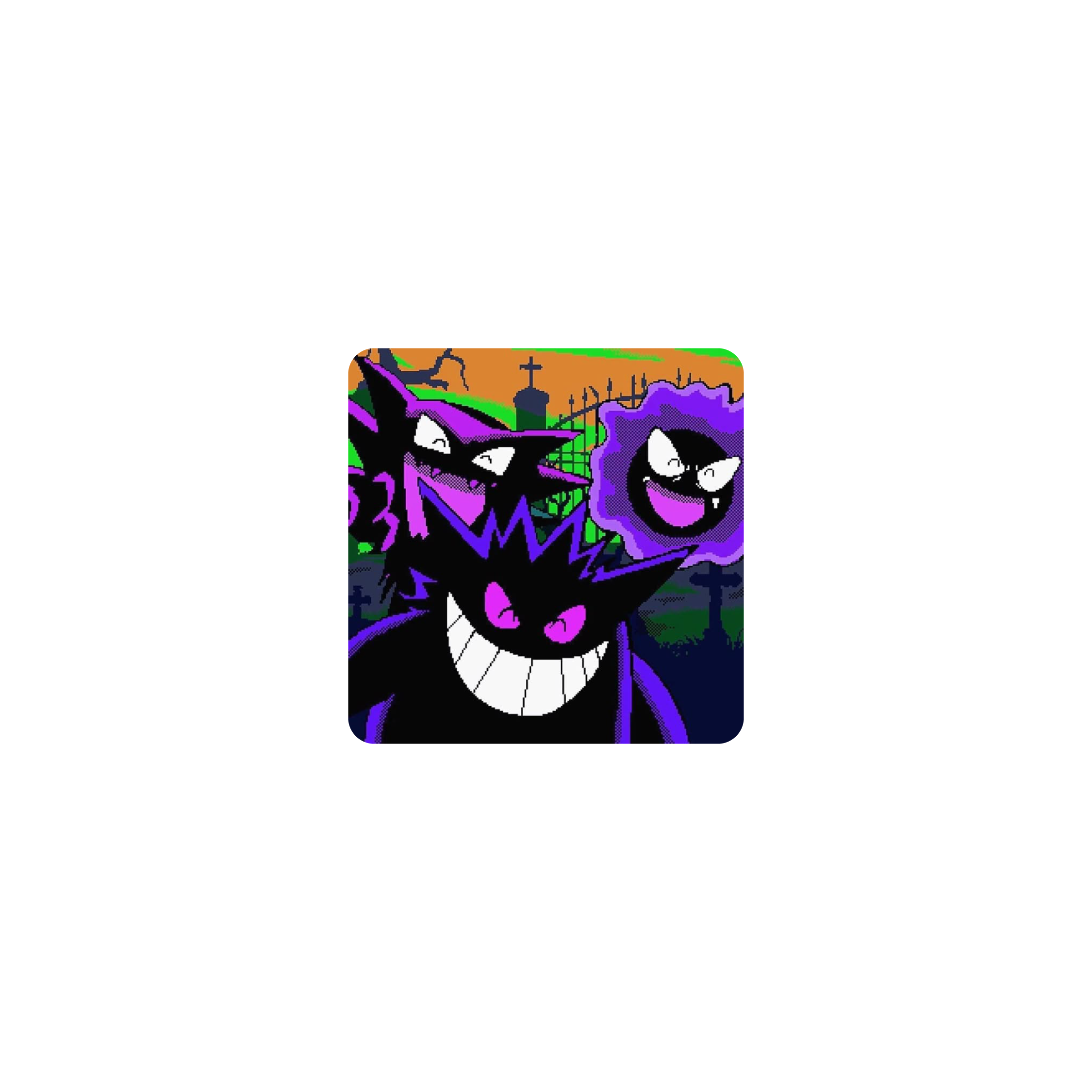 Mousepad gengar 20x20 PRO | PERSONALIZADO