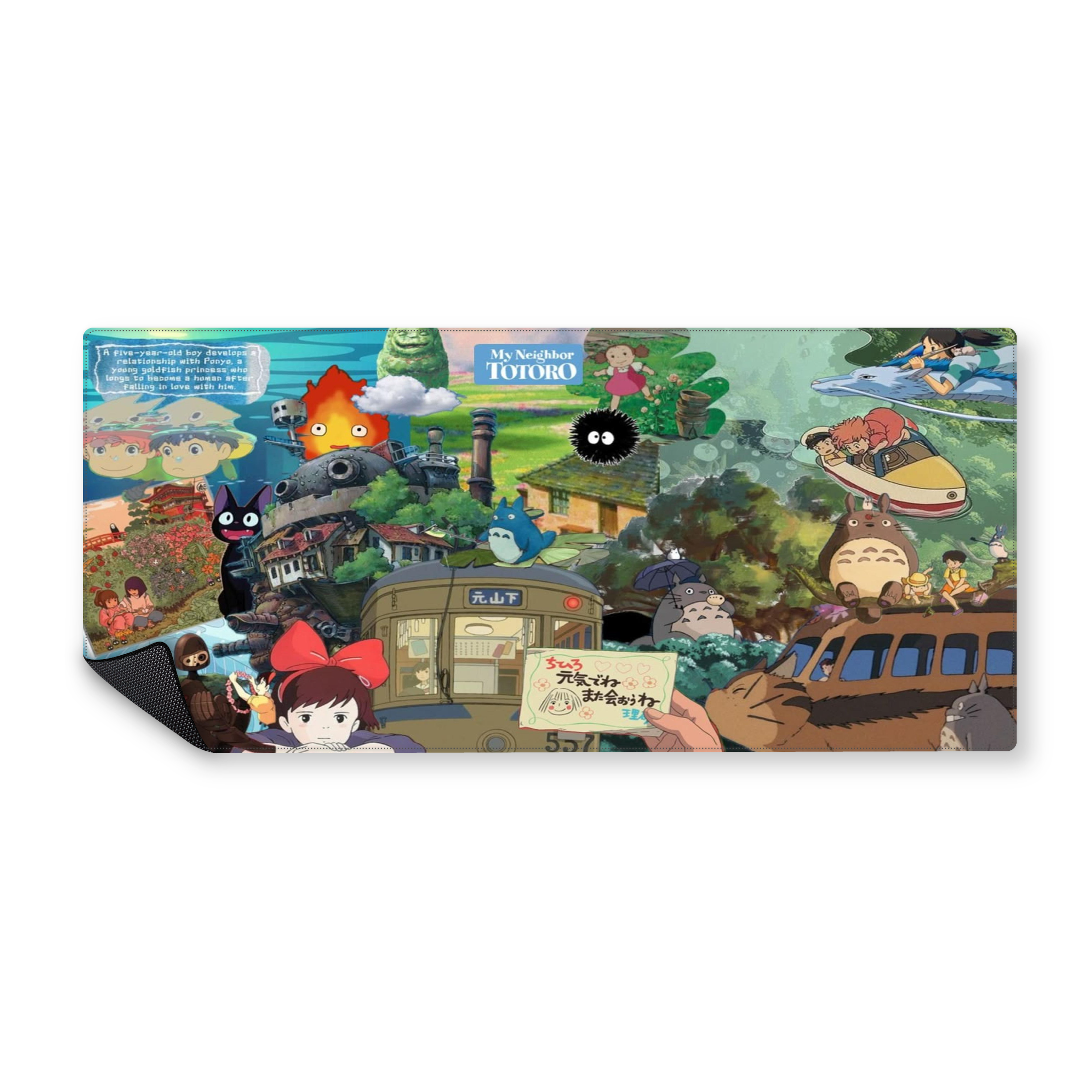 Mousepad ghibli collage 90x40 Classic | PERSONALIZADO
