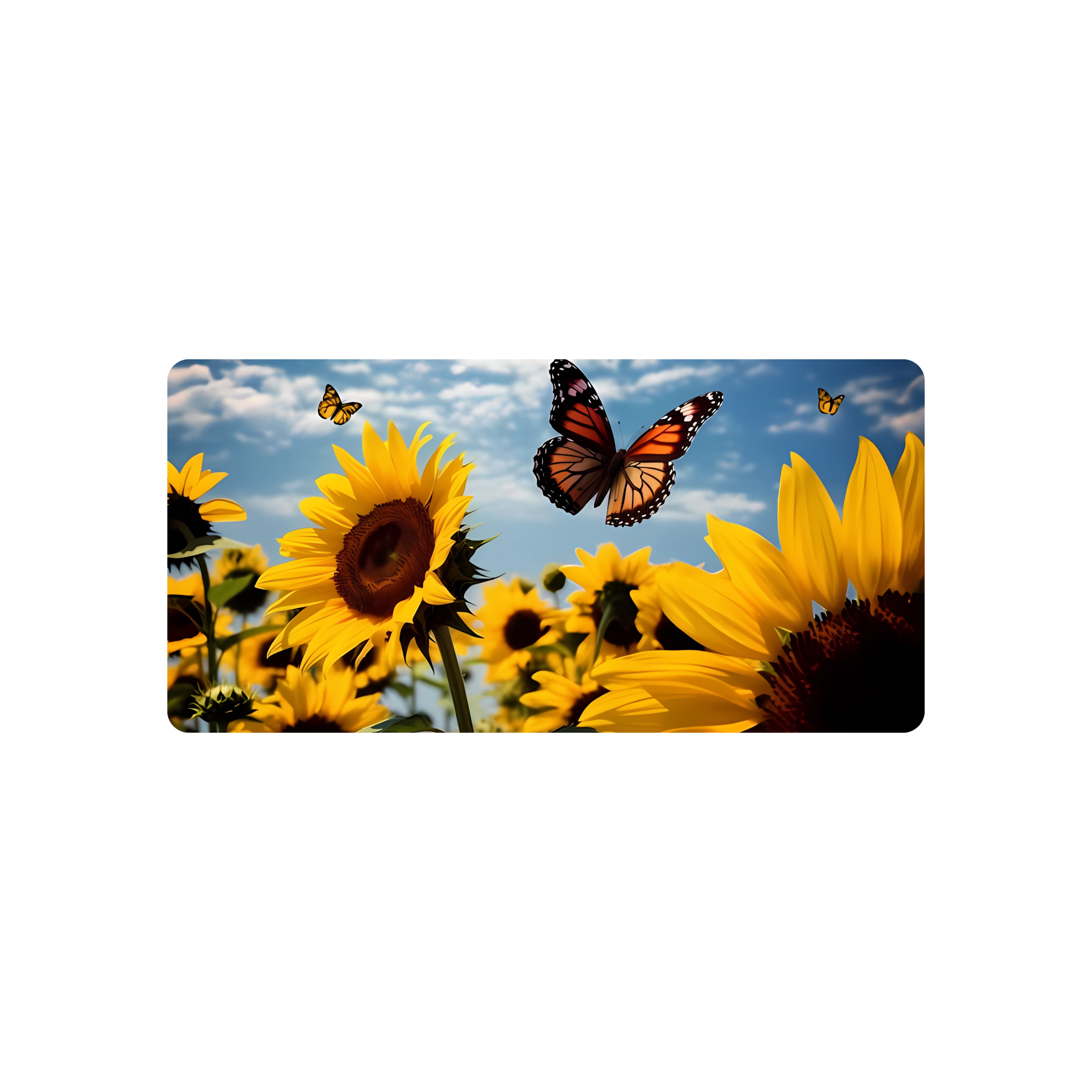 Mousepad girasoles 82x40 Classic | PERSONALIZADO
